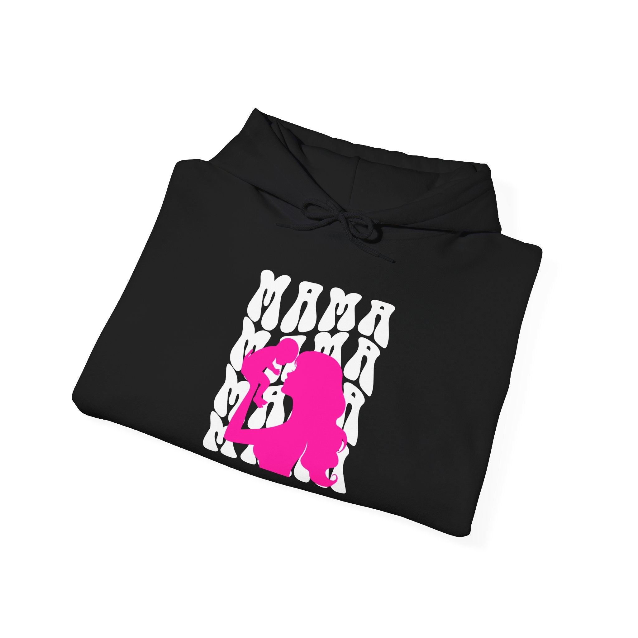 Hoodie | 'Mama' & Silhouette Pink Graphic