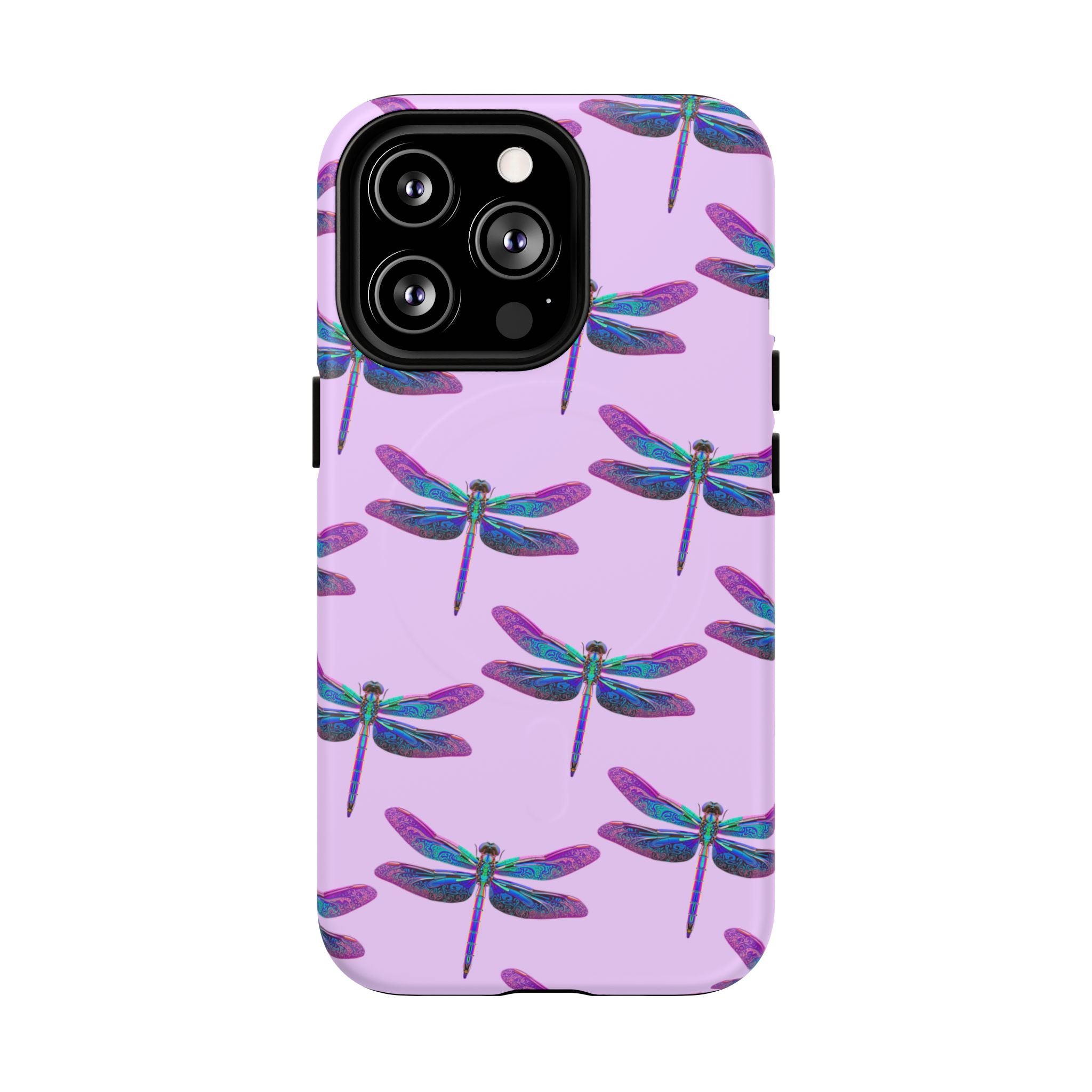 Phone Case | Blue Purple Dragonfly Tough Magnetic Case