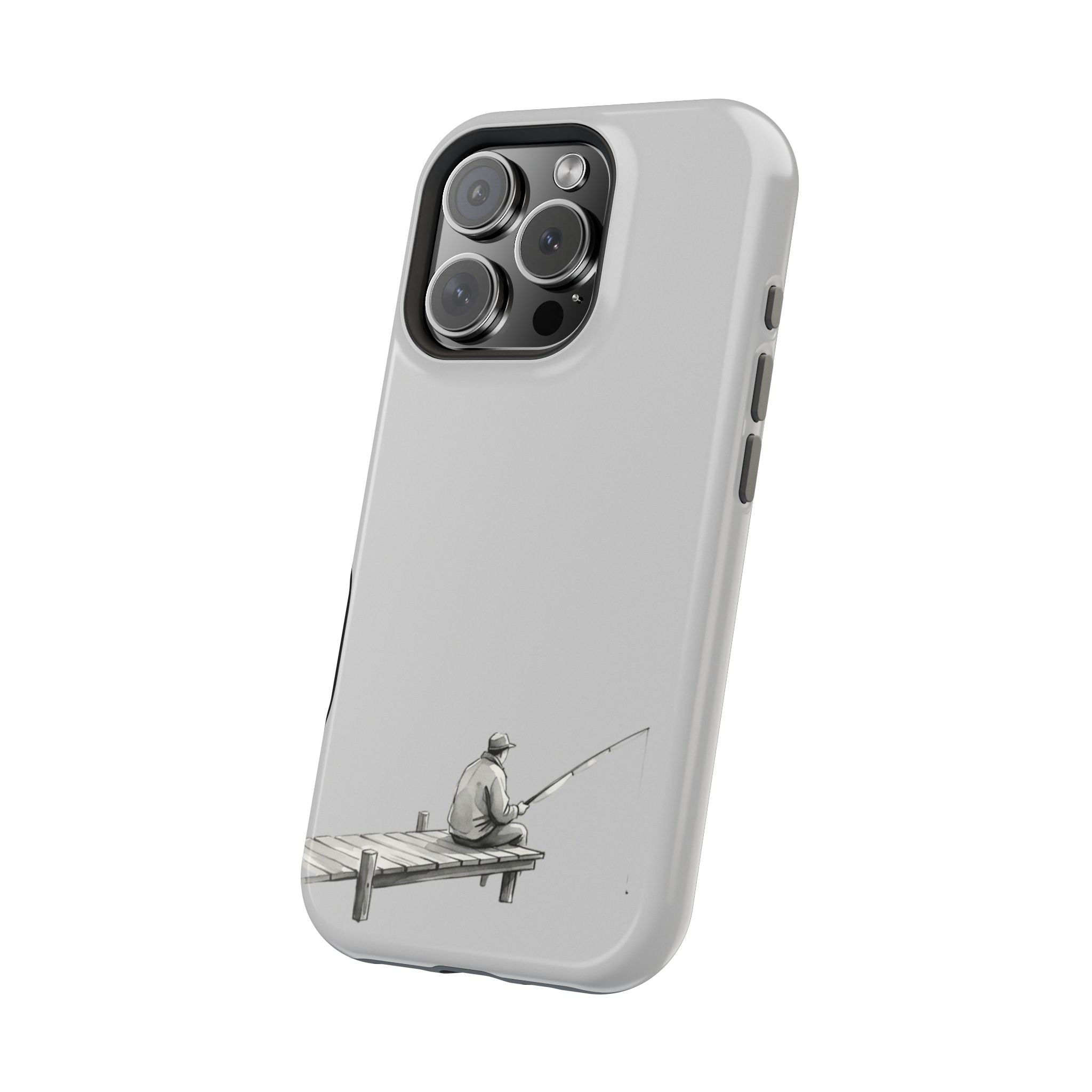 Phone Case | Fishing Dock Minimalist Magnetic Impact-Resistant Case