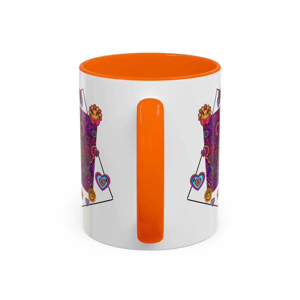 Coffee Mug | Psychedelic Lizards Accent Ceramic Mug