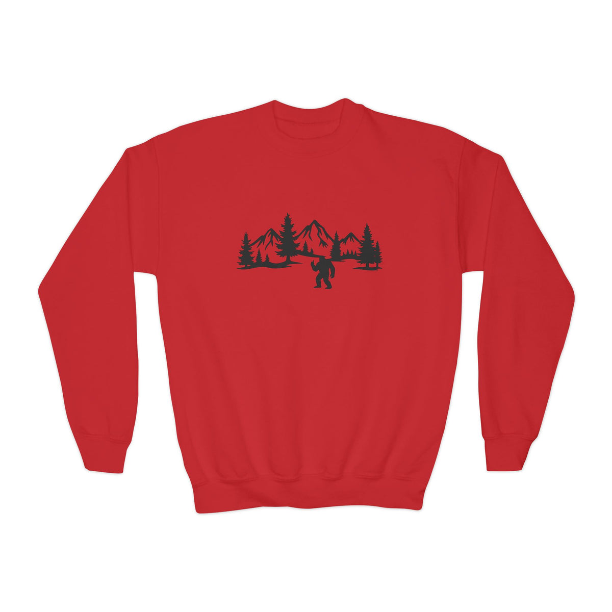 Thumbs Up Bigfoot Youth Sweatshirt