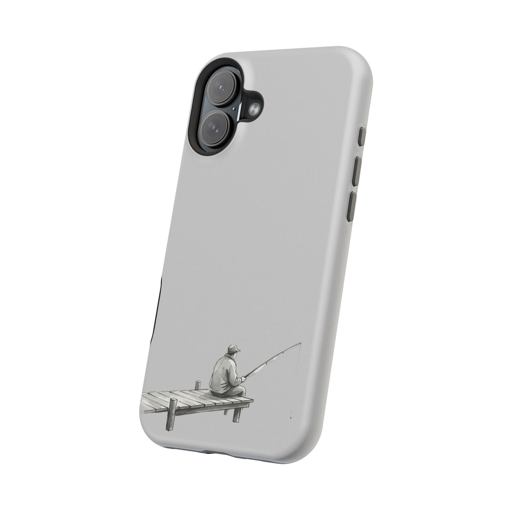 Phone Case | Fishing Dock Minimalist Magnetic Impact-Resistant Case