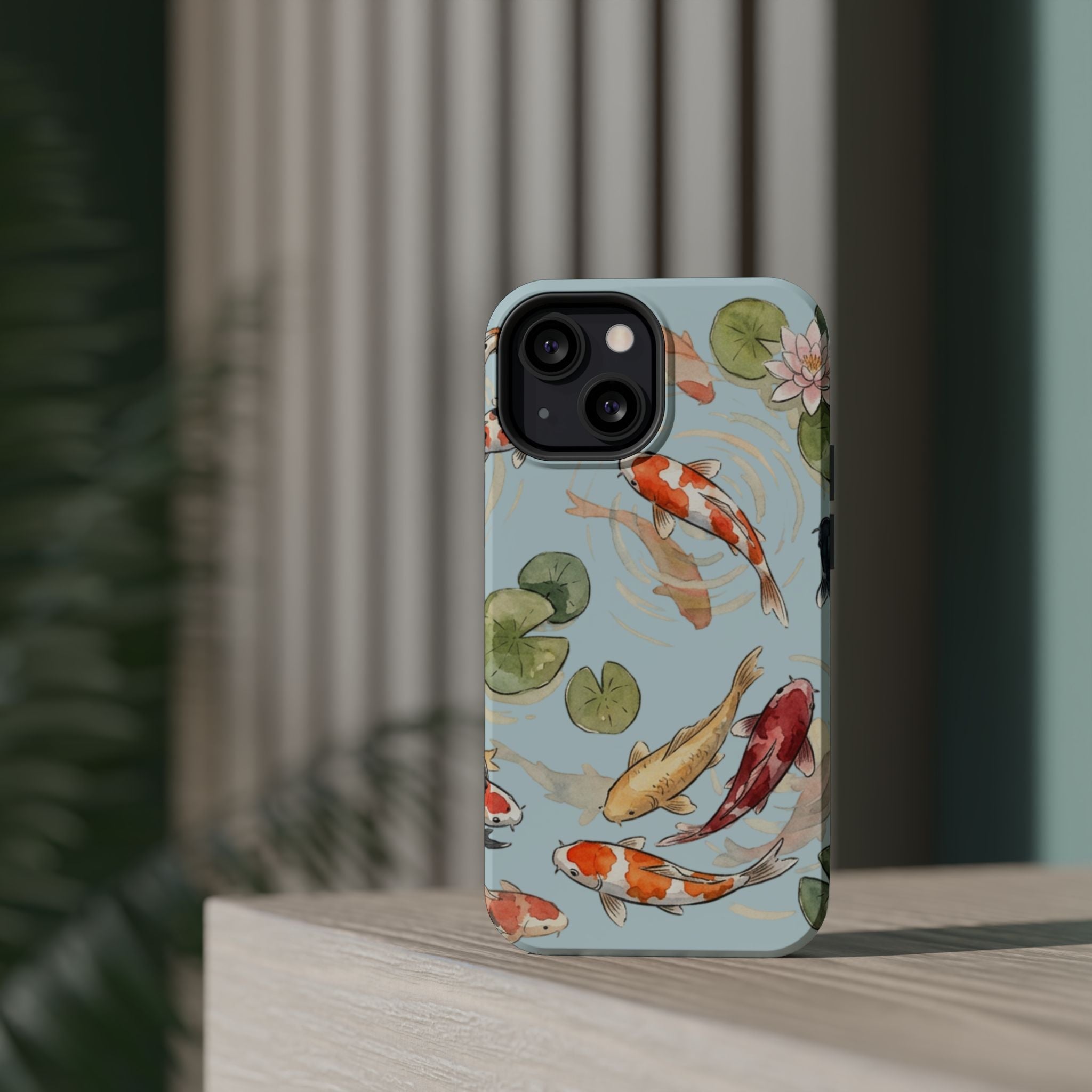 Phone Case | Koi Pond Magnetic Impact-Resistant Phone Cover