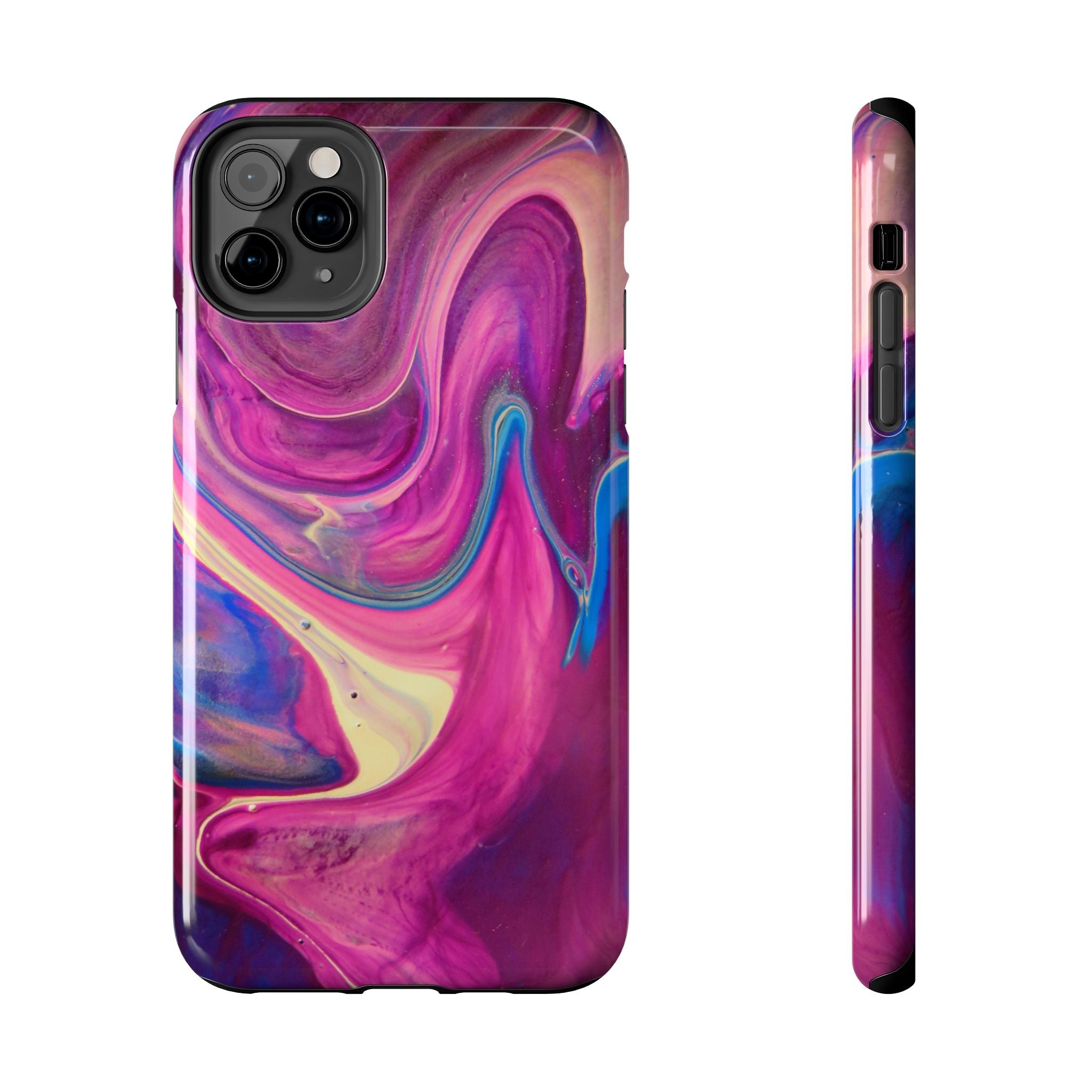 Phone Case | Protective Artistic Paint Pour Design