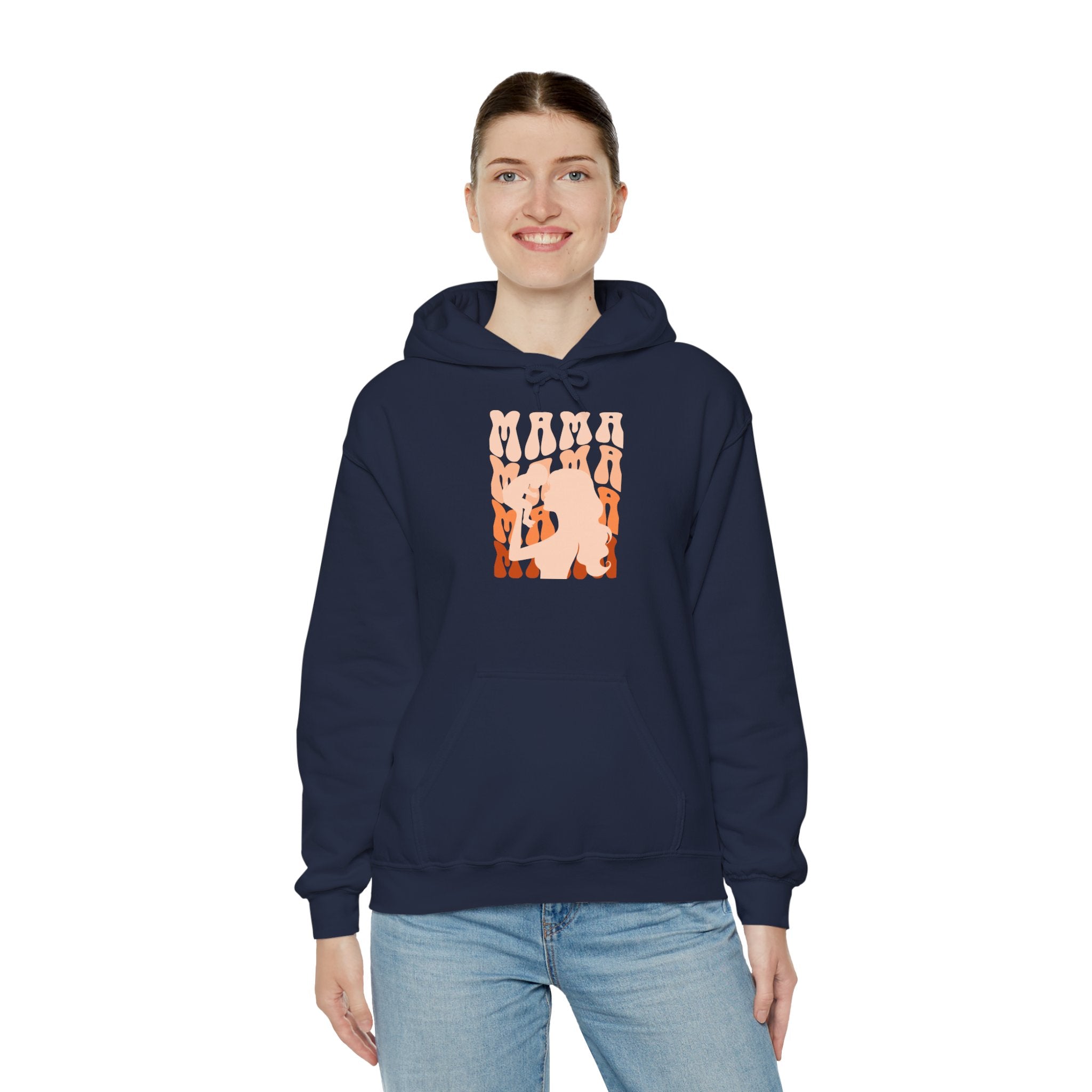 Hoodie | Mama and Baby Silhouette Graphic