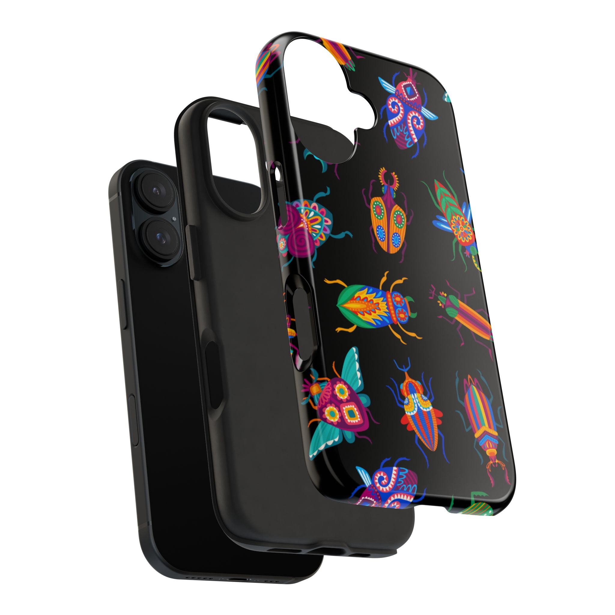 Phone Case | Neon Beetle Pattern Tough Protective Cover