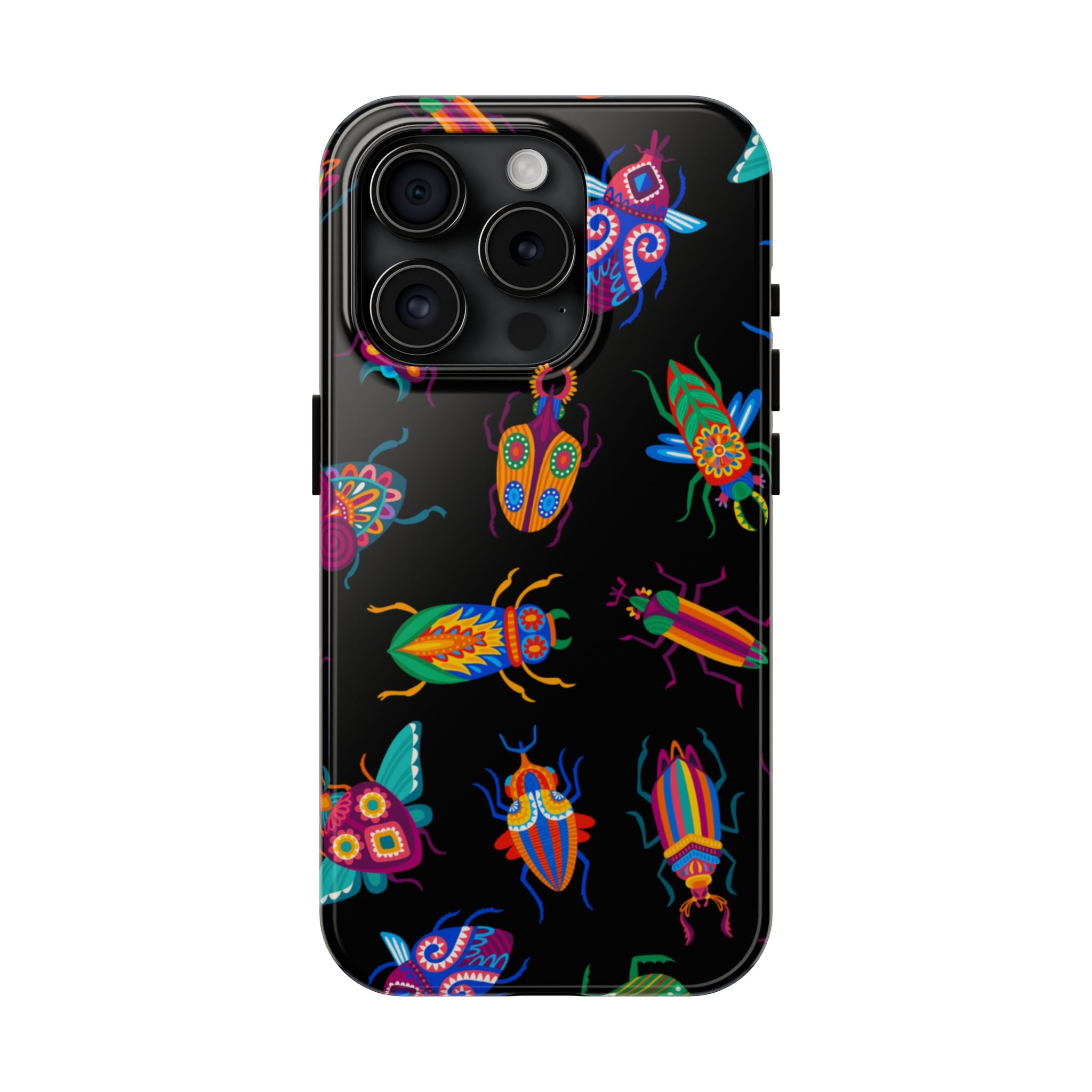 Phone Case | Neon Beetle Pattern Tough Protective Cover