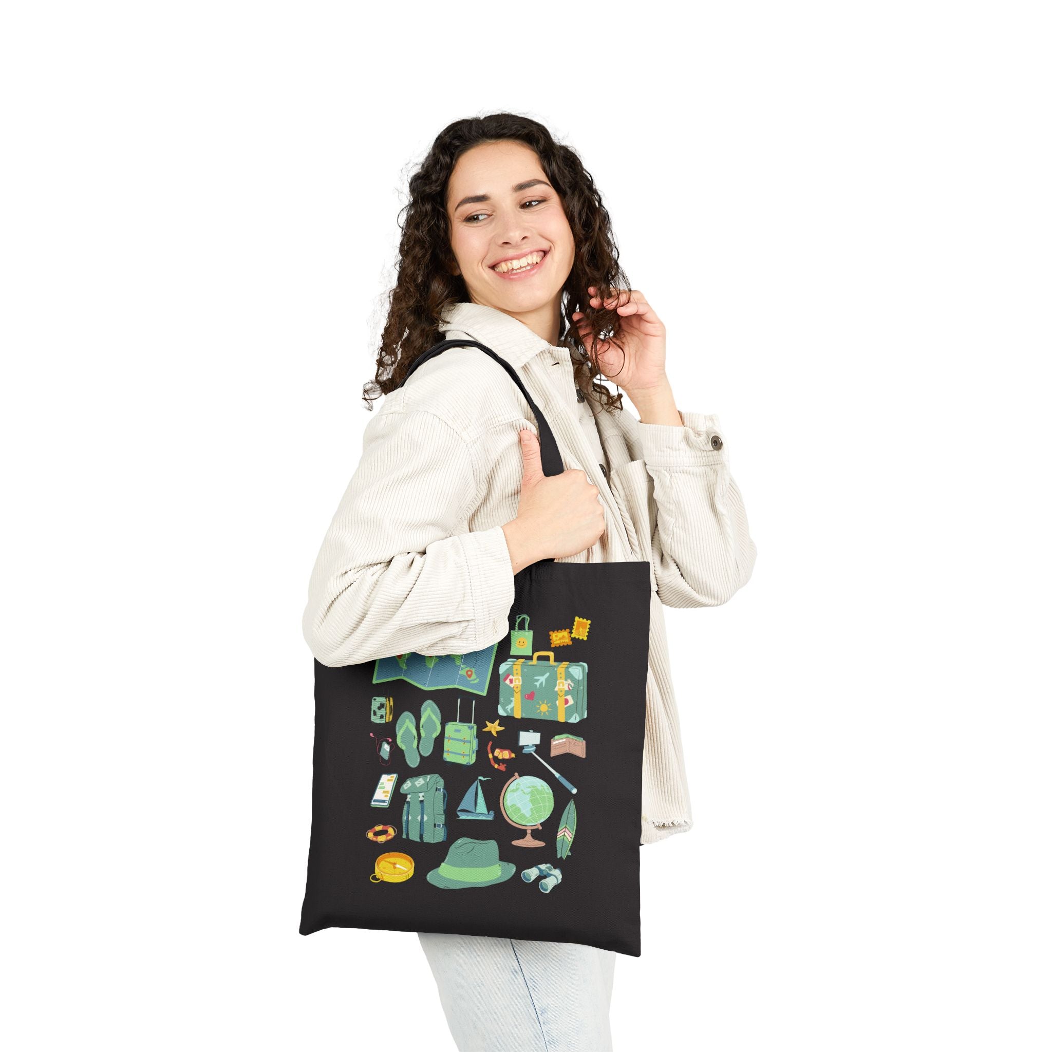 Tote Bag | Beach Vacation & Adventure Reusable Canvas Shopper