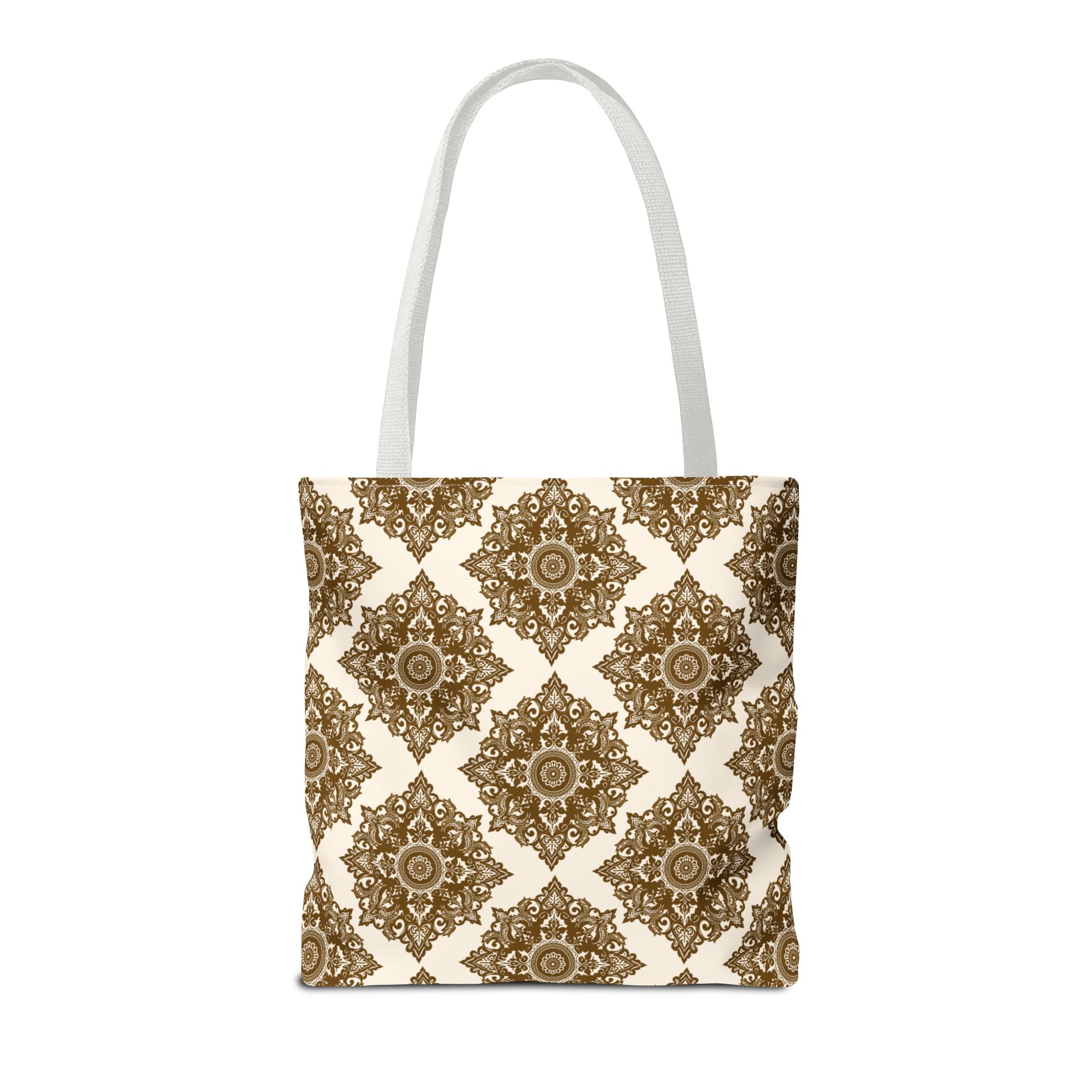 Tote Bag | Boho Gold Medallion Pattern