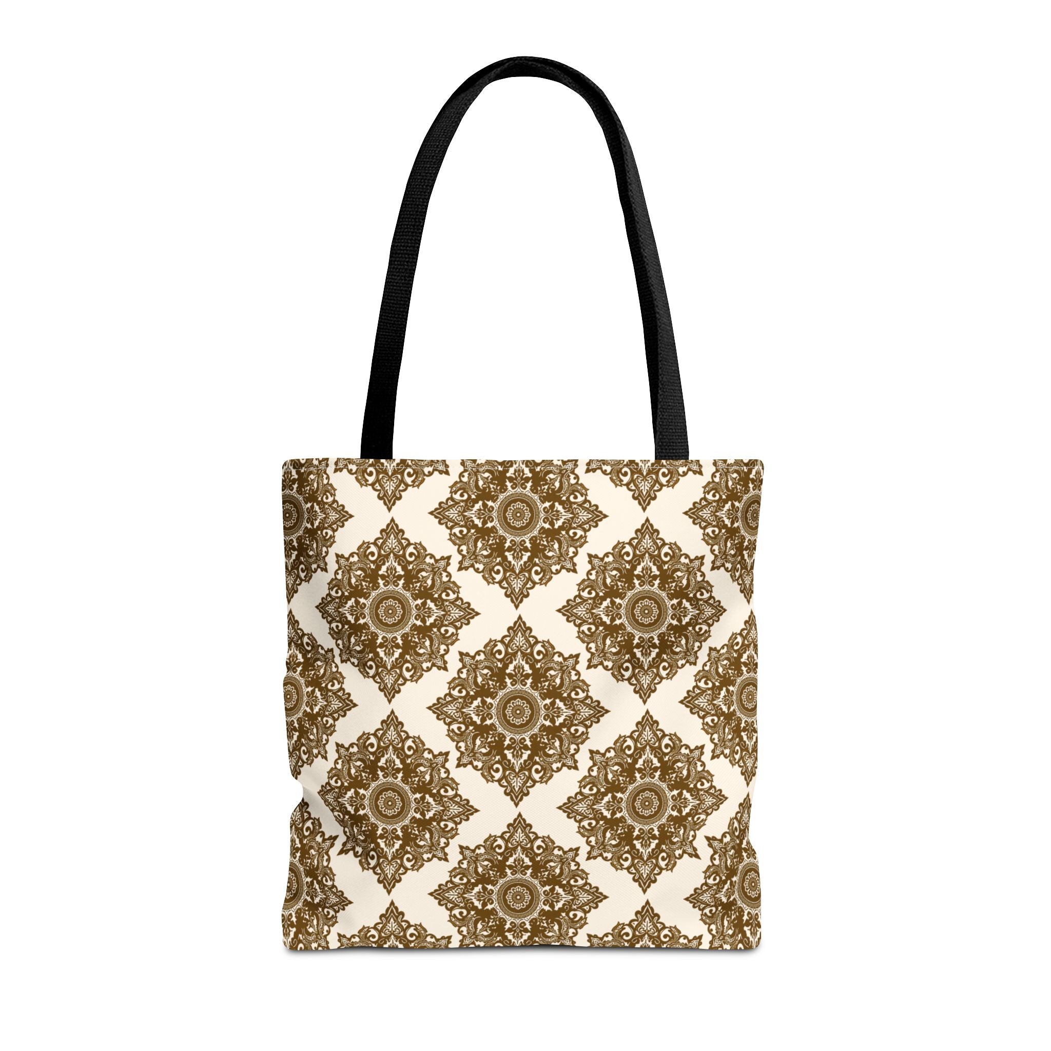 Tote Bag | Boho Gold Medallion Pattern
