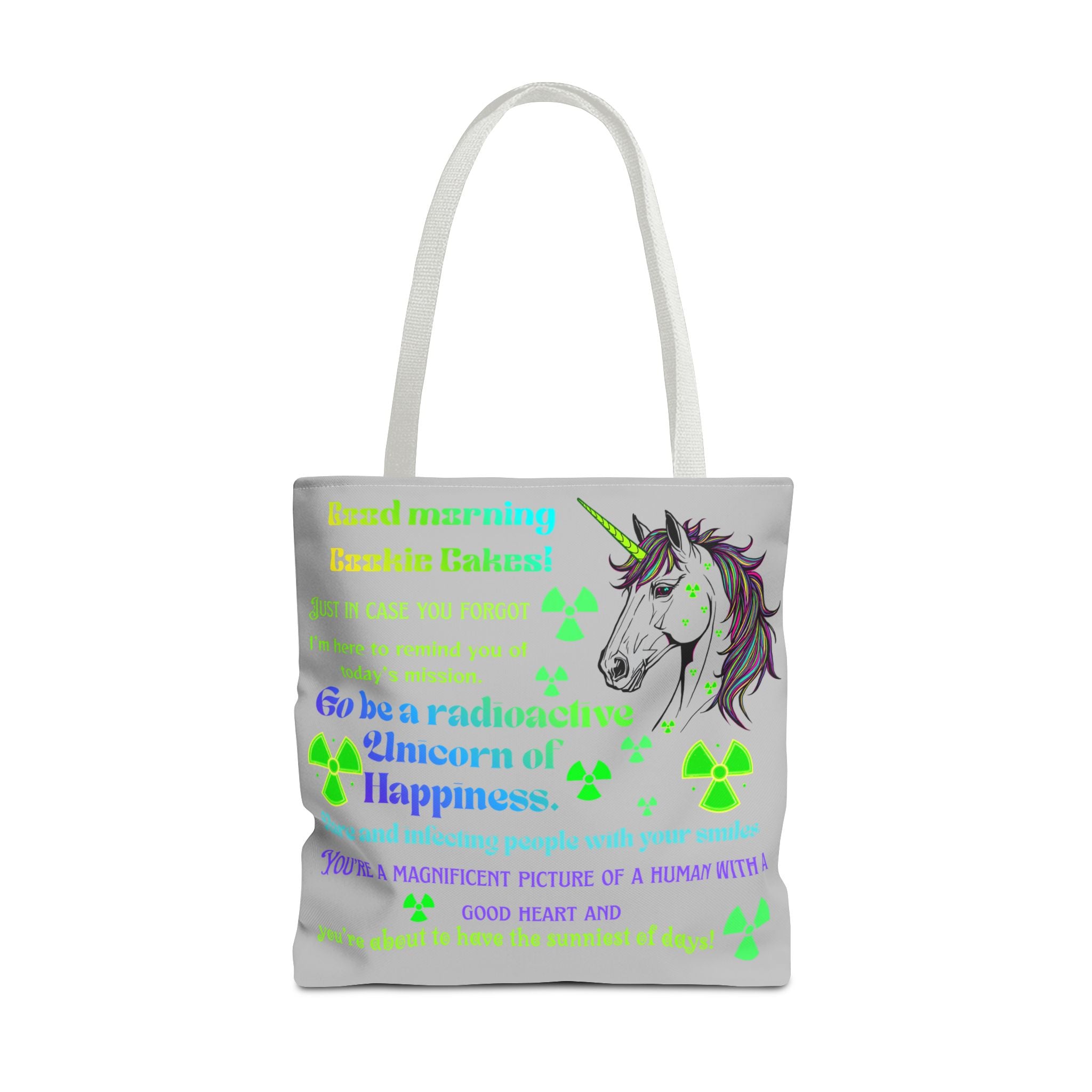 Tote Bag | Radiant Neon Graphic Tote