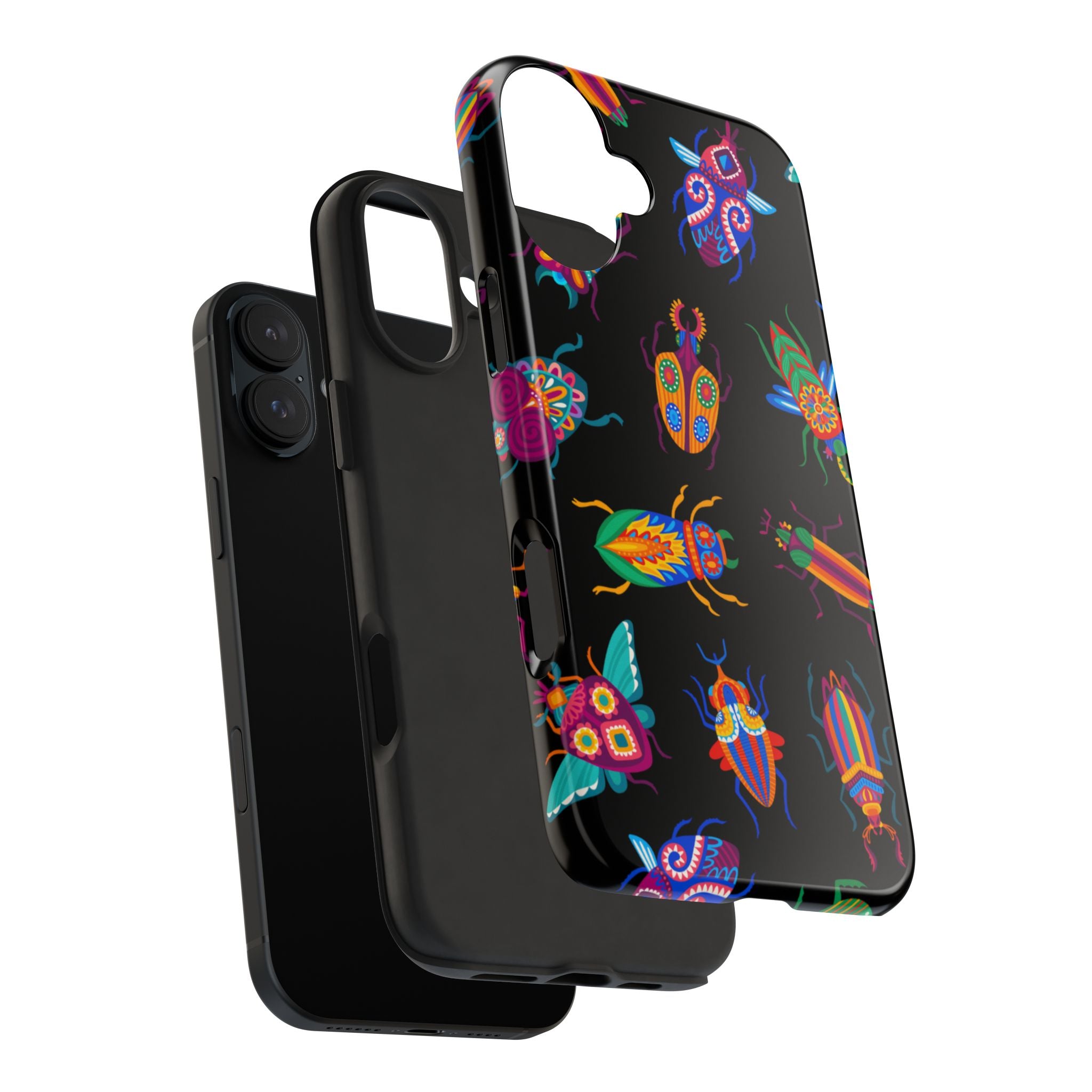 Phone Case | Neon Beetle Pattern Tough Protective Cover