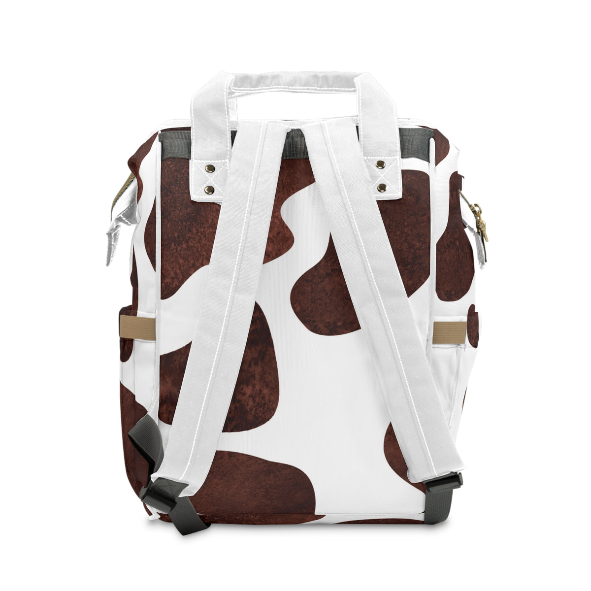 Diaper Backpack | Multifunctional Baby Changing Bag in Fun Cow Print