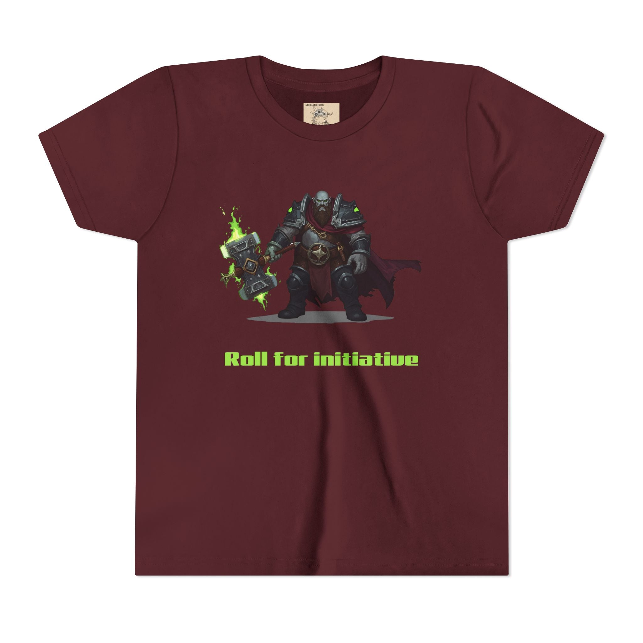 T-Shirt | 'Roll for Initiative' Fantasy RPG Character Youth Tee