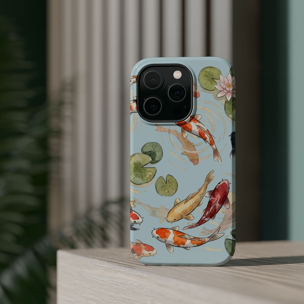 Phone Case | Koi Pond Magnetic Impact-Resistant Phone Cover