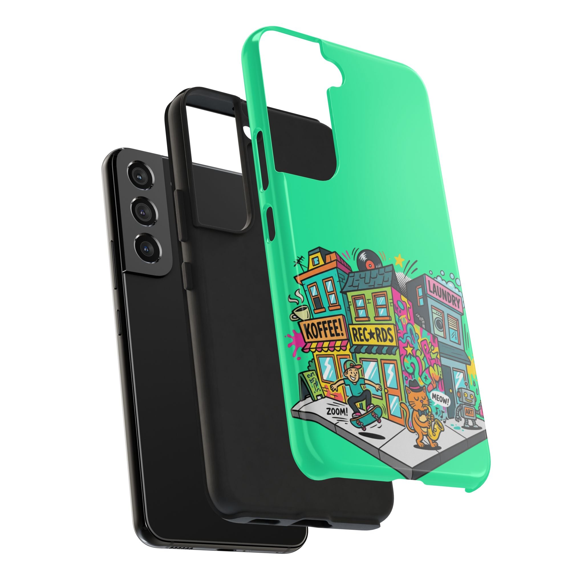 Phone Case | Tough Protective Cover with Colorful Street Art