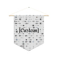 Pennant Banner | Personalized Arrow Pattern Wall Flag for Nursery, Office, or Dorm Décor