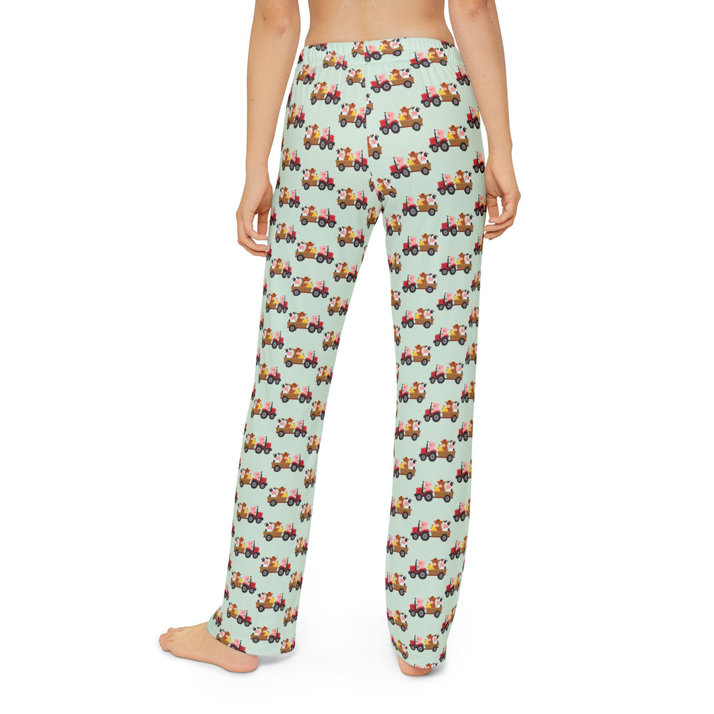 Pajama Pants | Children & Youth Cute Tractor Print Cotton Lounge Wear