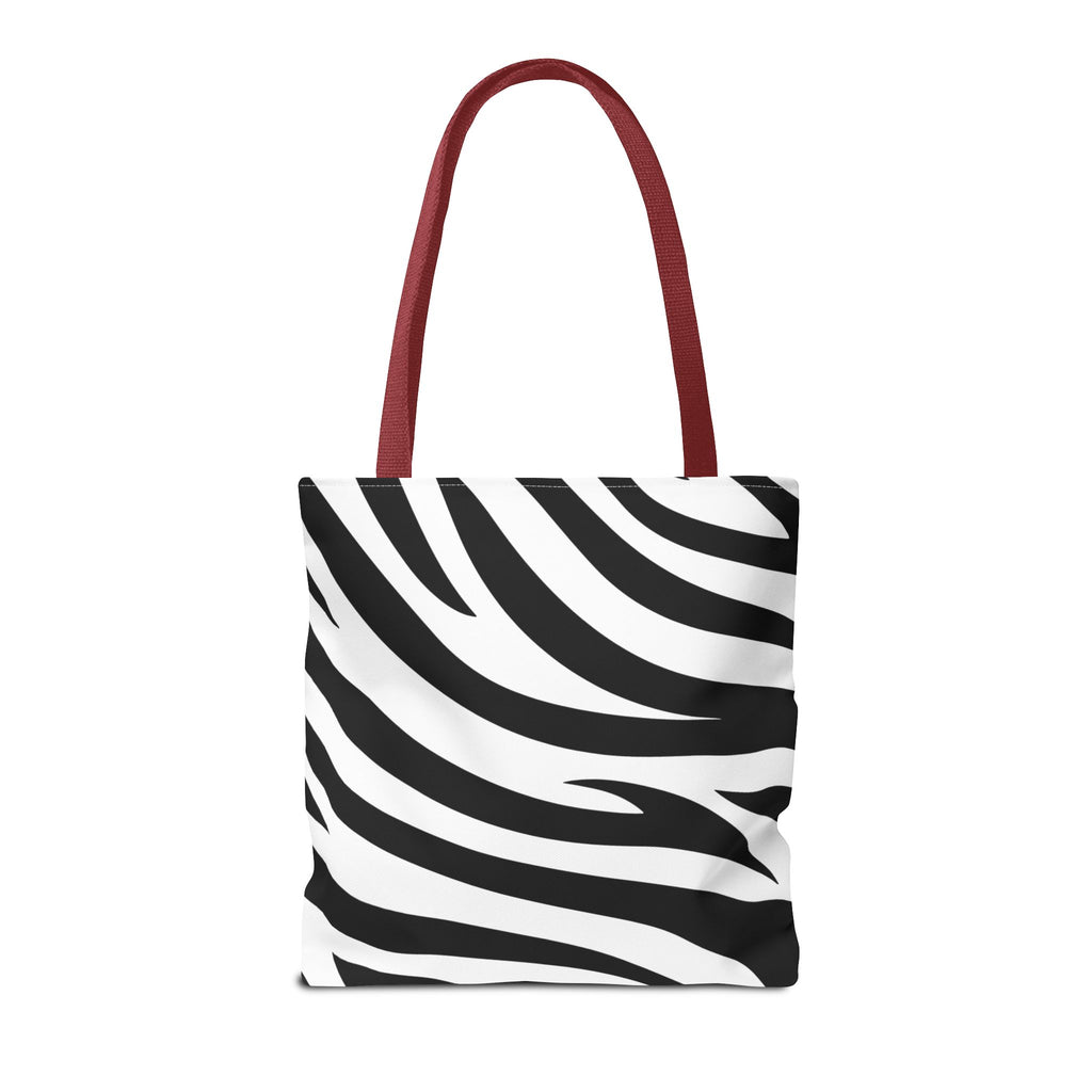 Tote Bag — Black & White Zebra Print  Fashion Tote