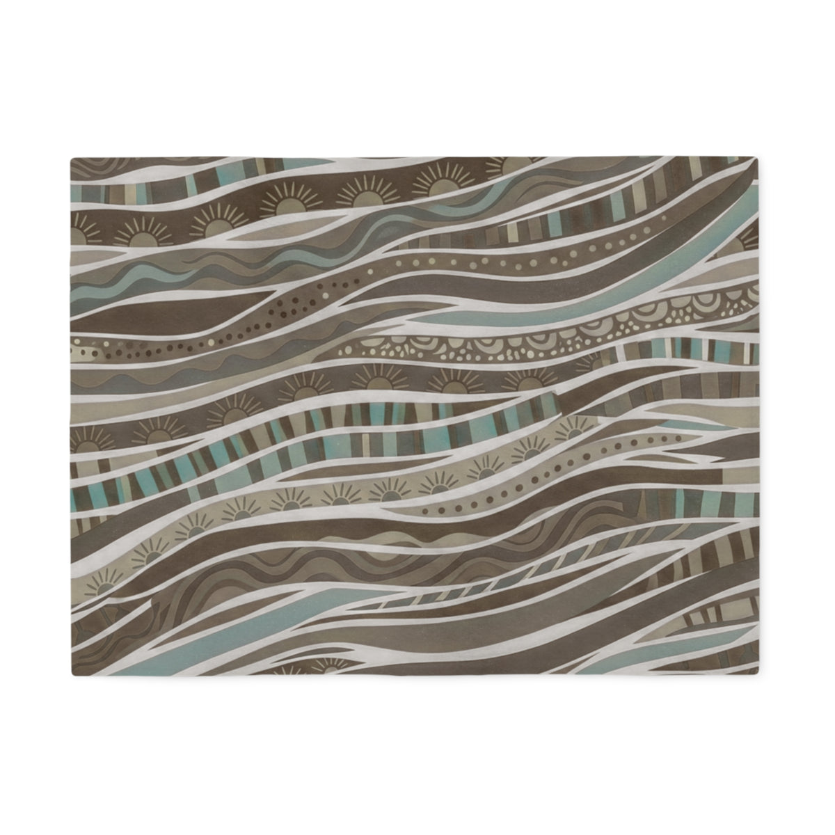 Coastal Waves Sweatshirt Blanket