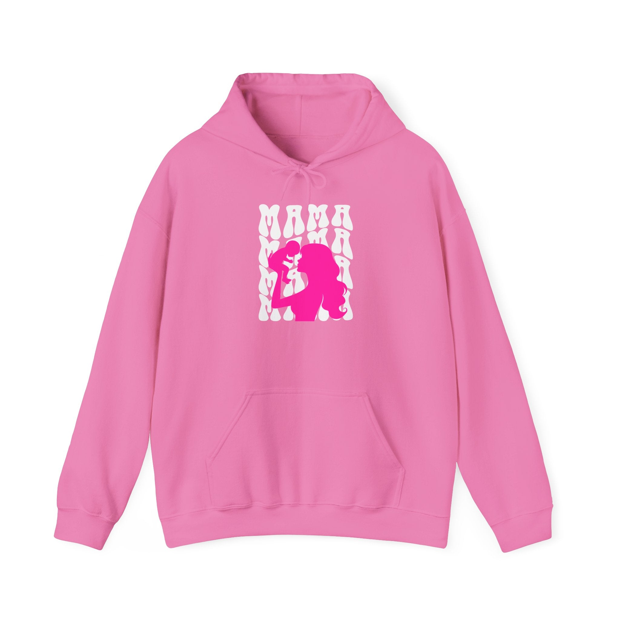 Hoodie | 'Mama' & Silhouette Pink Graphic