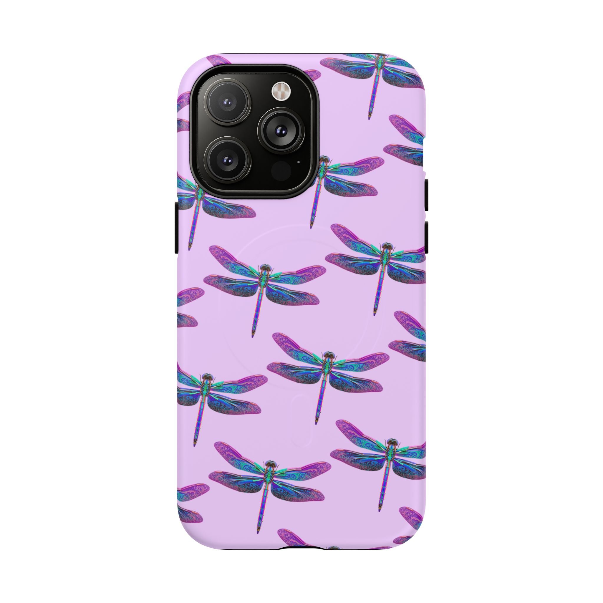 Phone Case | Blue Purple Dragonfly Tough Magnetic Case