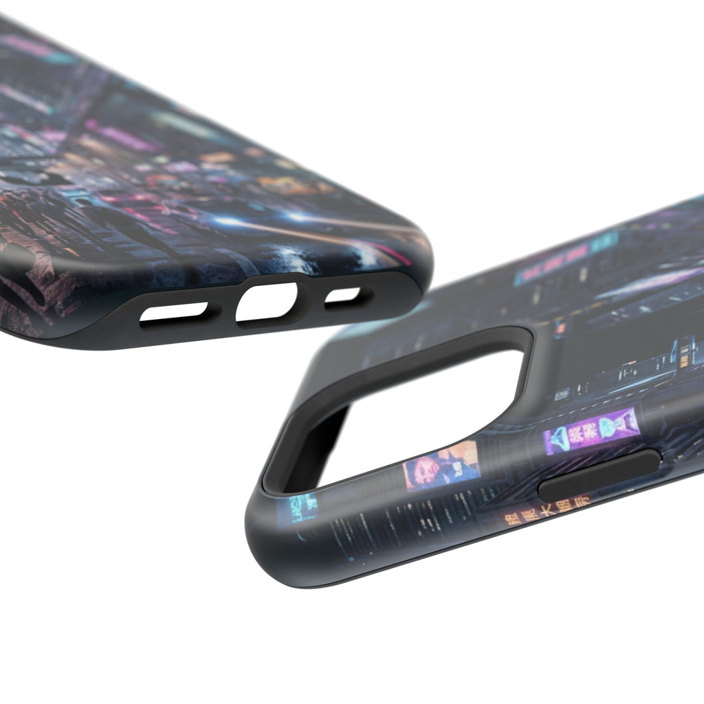 Phone Case | Cyberpunk City Magnetic Impact-Resistant Phone Cover