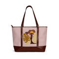 Handbag | Mid-Century Boho Woman & Monstera