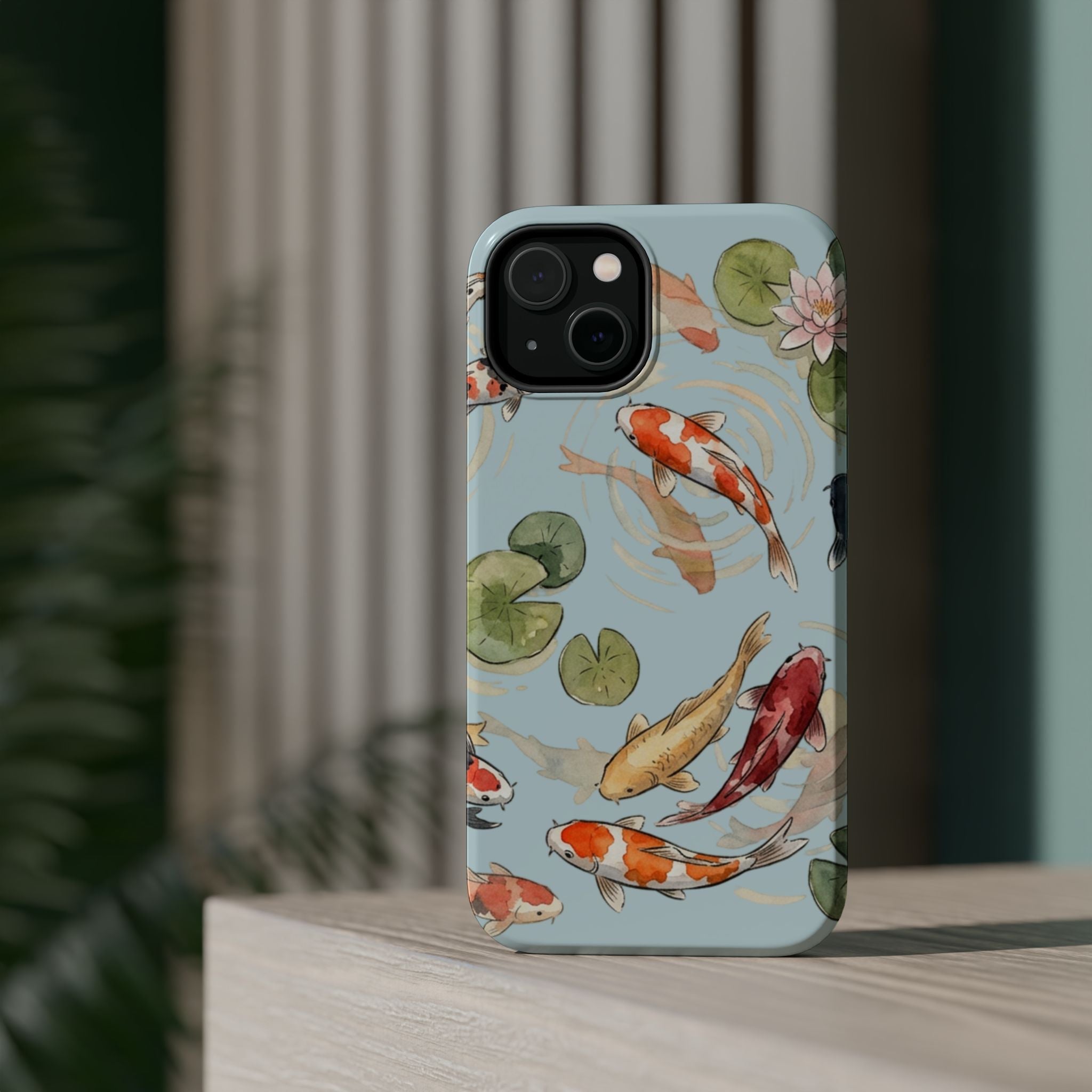 Phone Case | Koi Pond Magnetic Impact-Resistant Phone Cover