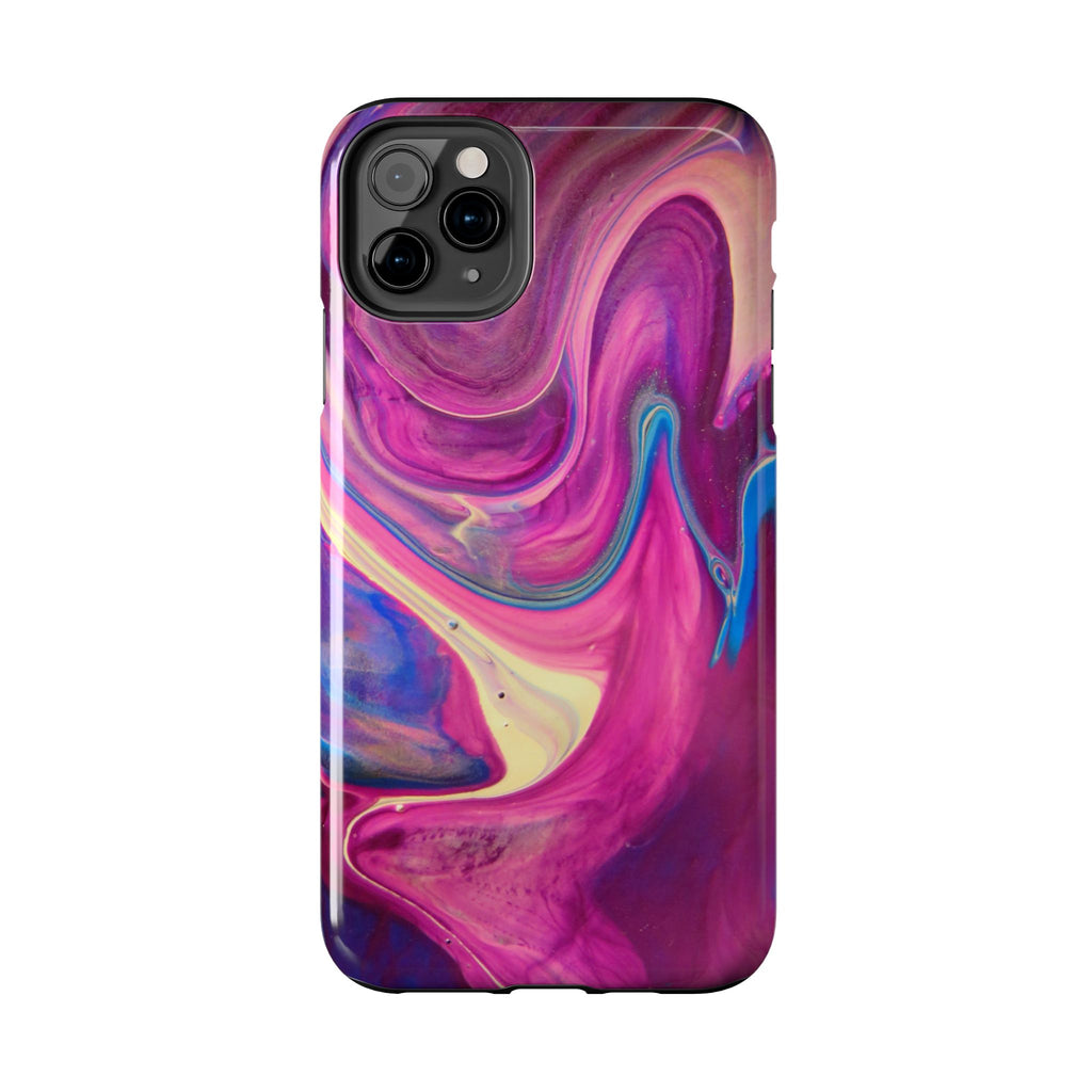 Phone Case | Protective Artistic Paint Pour Design