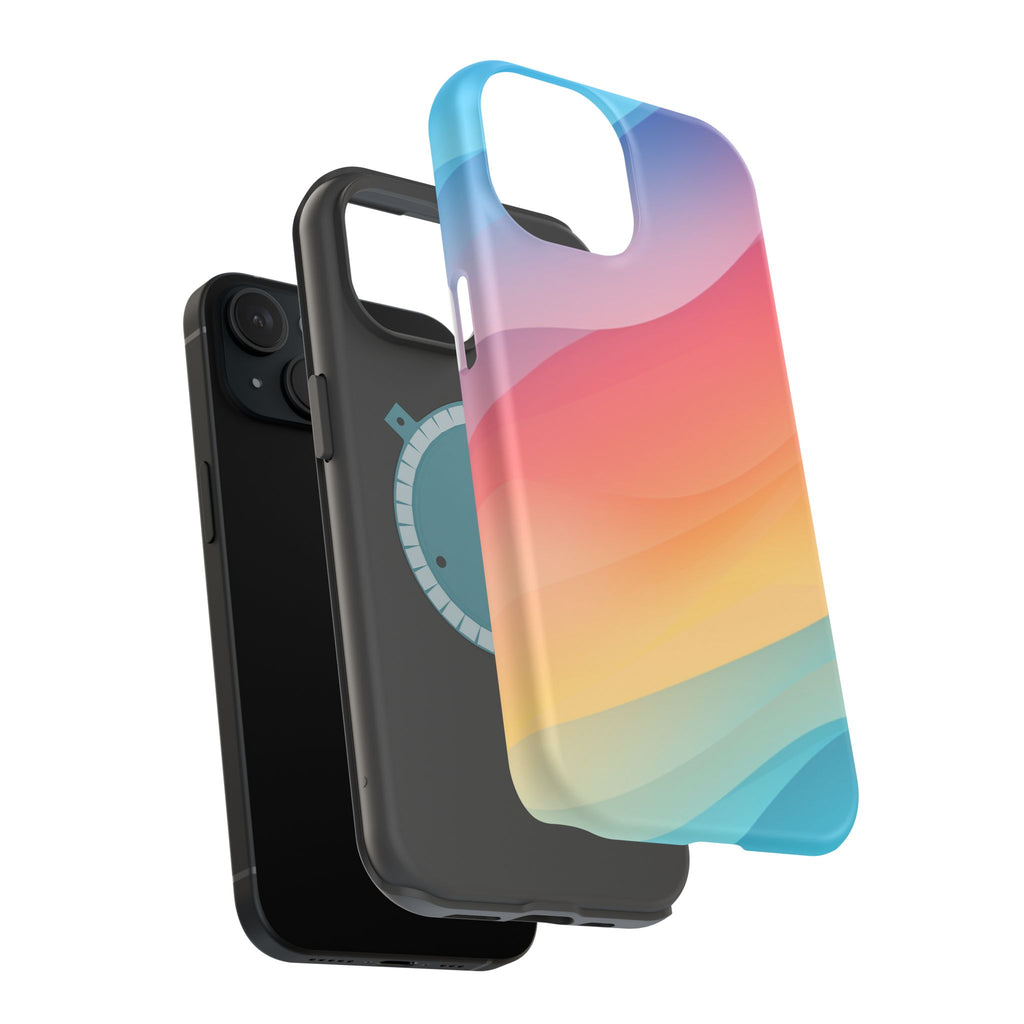 Phone Case | Gradient Sunset Magnetic Impact-Resistant Phone Shield