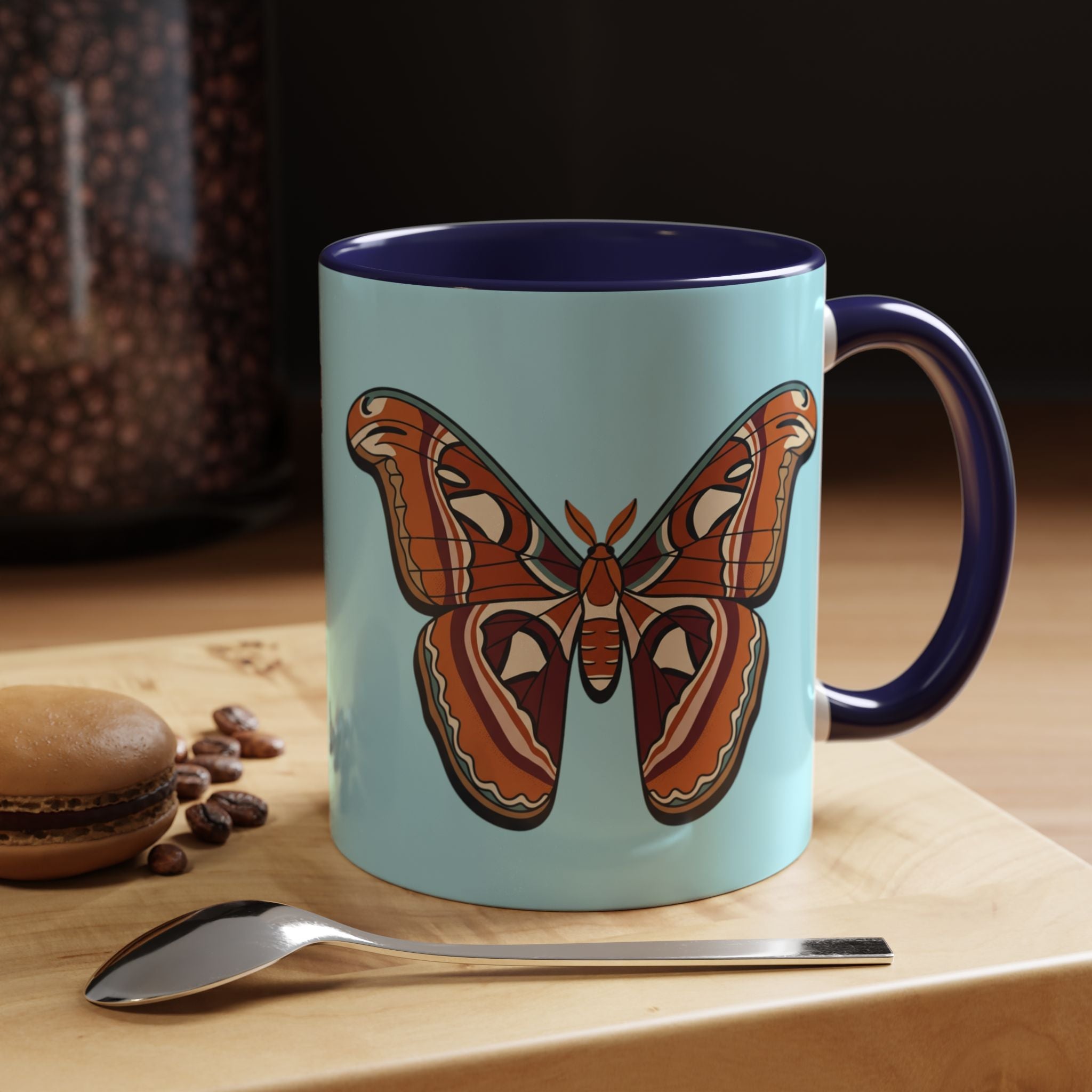 Coffee Mug | Rustic Atlas Moth Mug Accent Mug