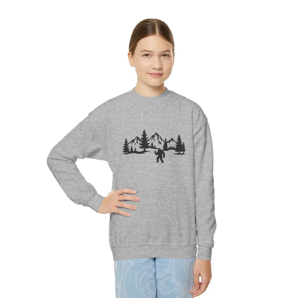 Thumbs Up Bigfoot Youth Sweatshirt