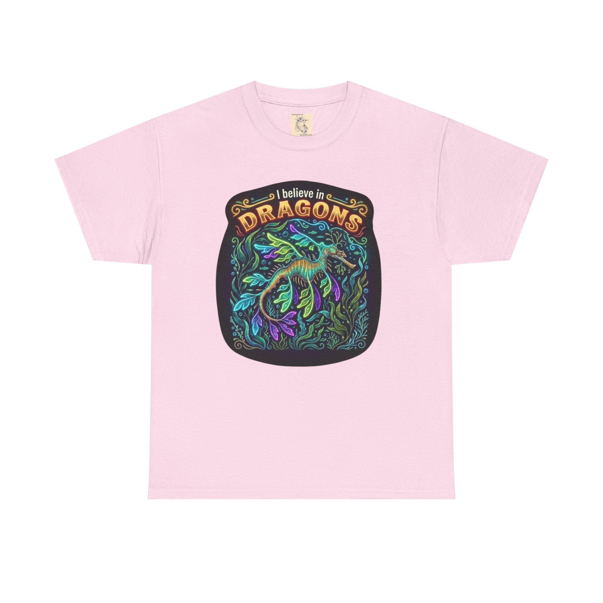 T-Shirt | 'I Believe in Dragons' Colorful Graphic Tee