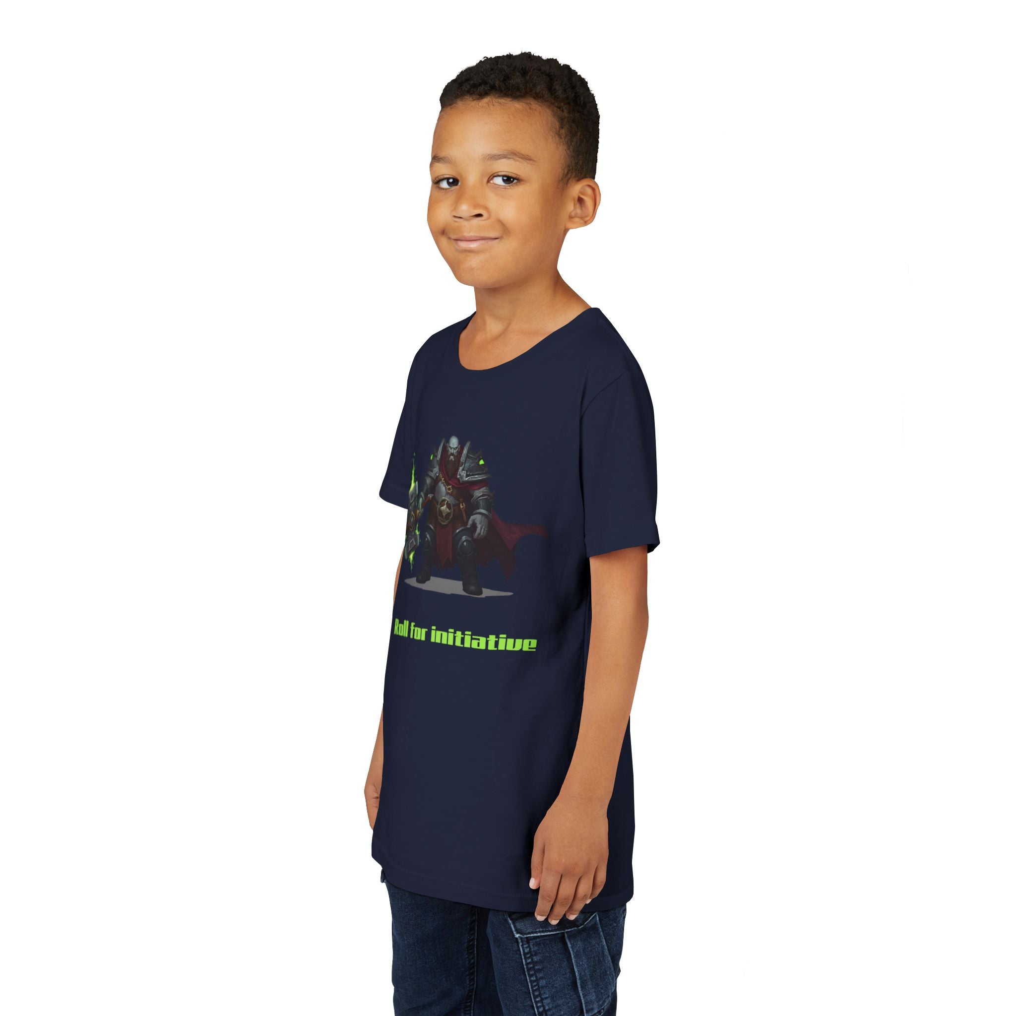 T-Shirt | 'Roll for Initiative' Fantasy RPG Character Youth Tee