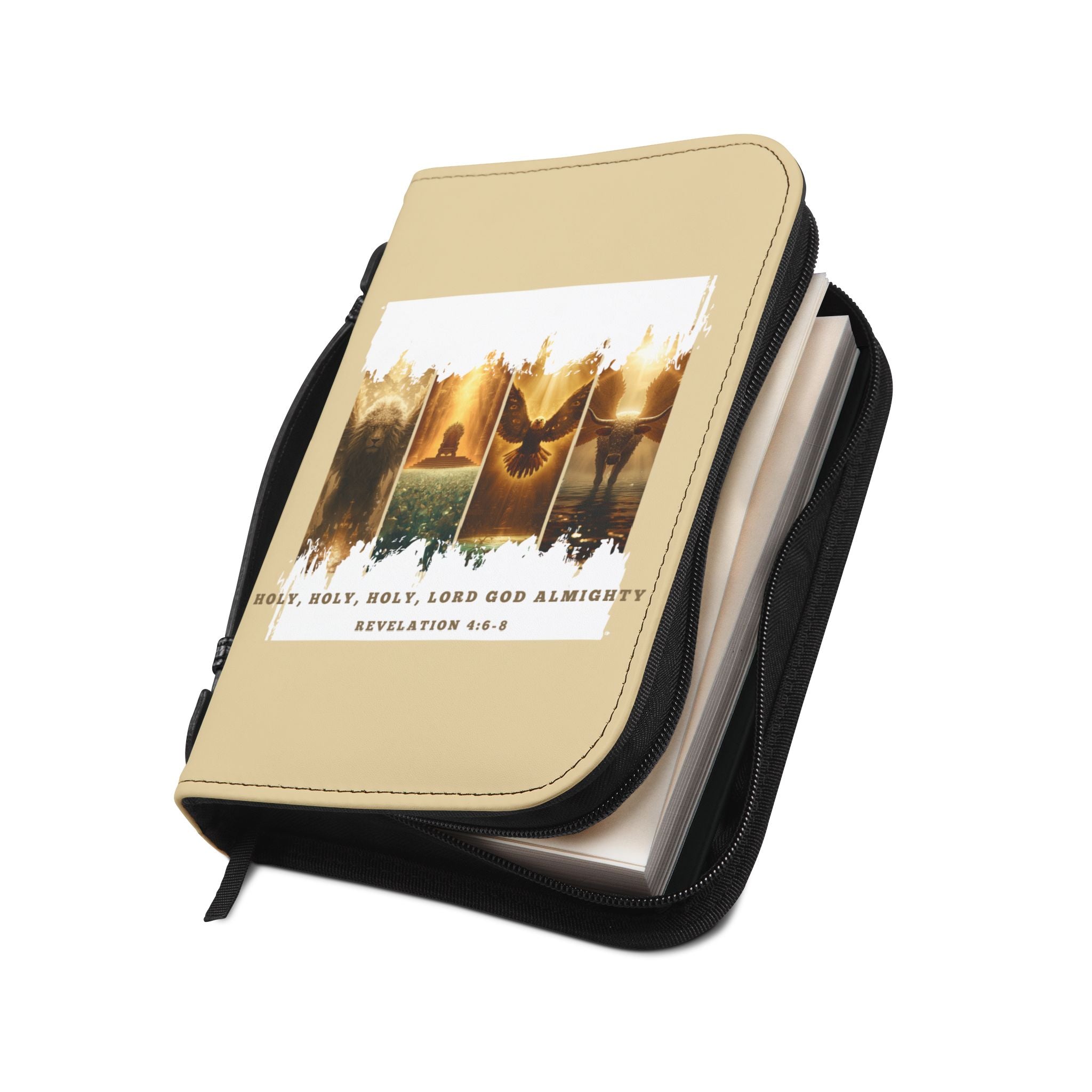 Bible Cover | Zippered Case Revelation 4:8 Scripture