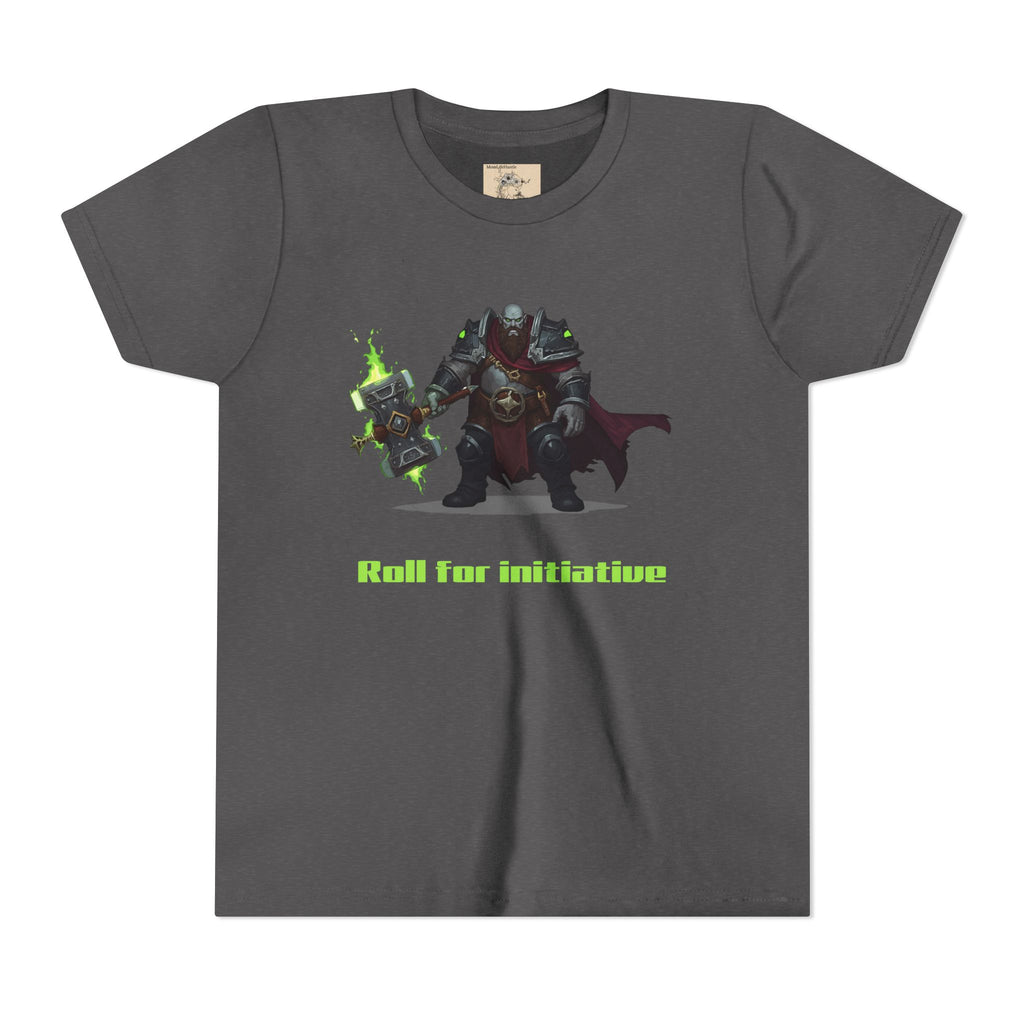 T-Shirt | 'Roll for Initiative' Fantasy RPG Character Youth Tee
