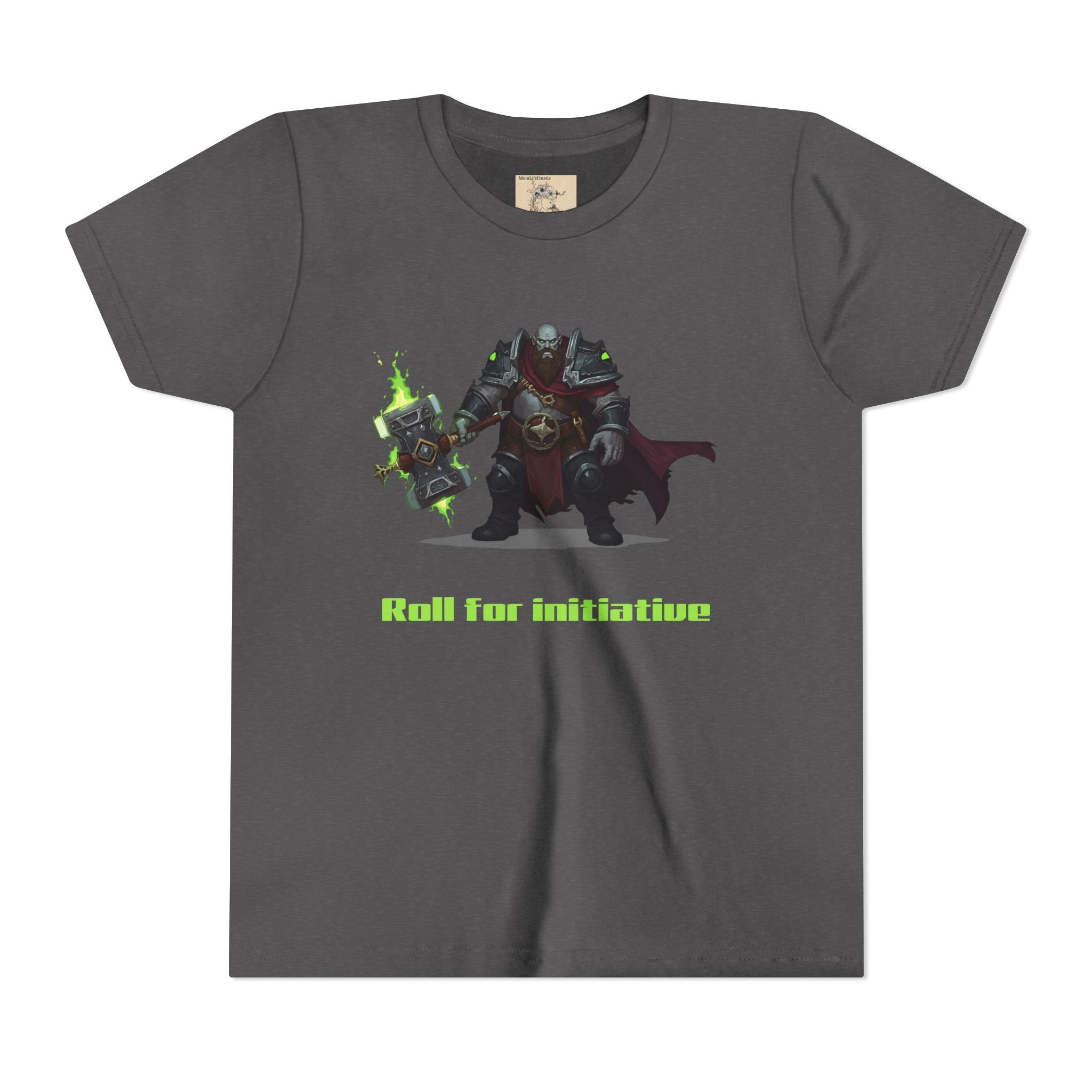 T-Shirt | 'Roll for Initiative' Fantasy RPG Character Youth Tee