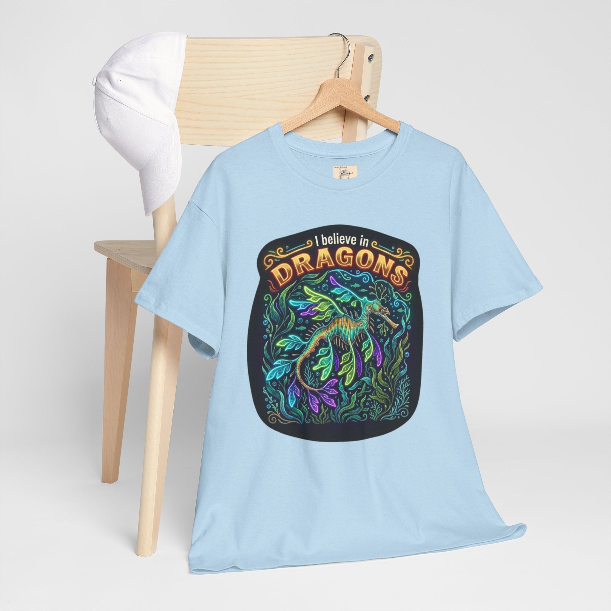 T-Shirt | 'I Believe in Dragons' Colorful Graphic Tee