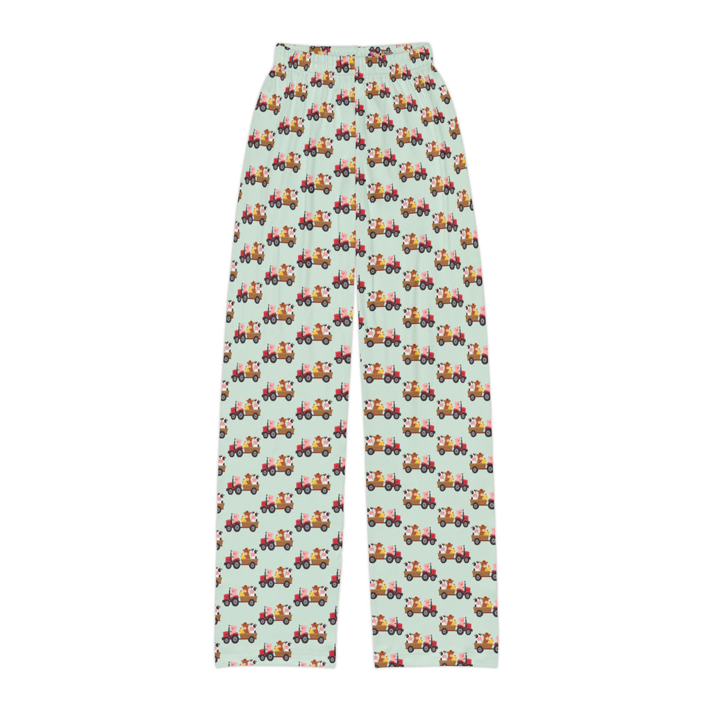 Pajama Pants | Children & Youth Cute Tractor Print Cotton Lounge Wear
