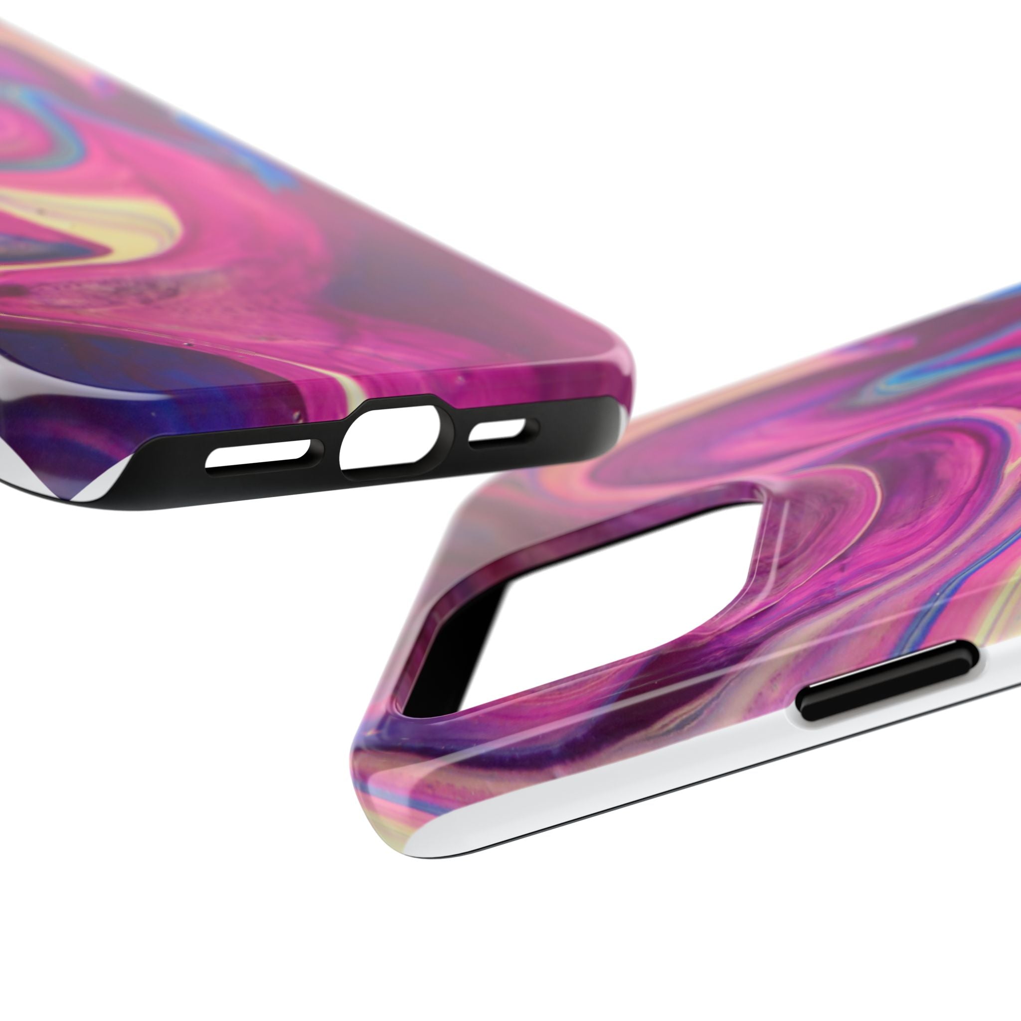 Phone Case | Protective Artistic Paint Pour Design