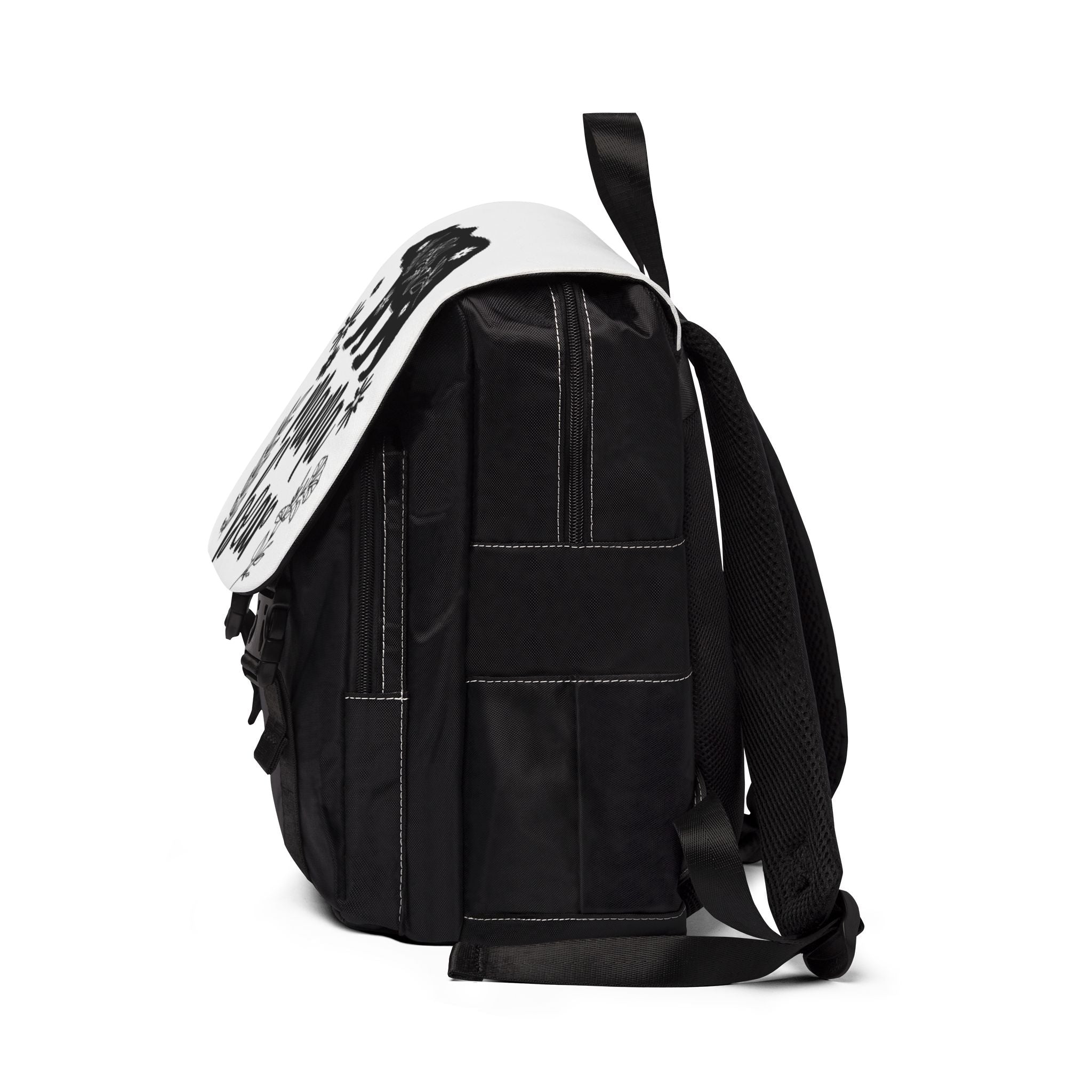 Backpack | Floral 'Mama Bear' Illustration Shoulder Backpack