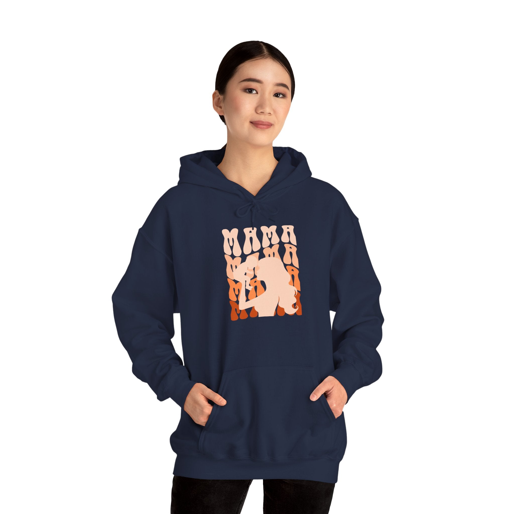 Hoodie | Mama and Baby Silhouette Graphic