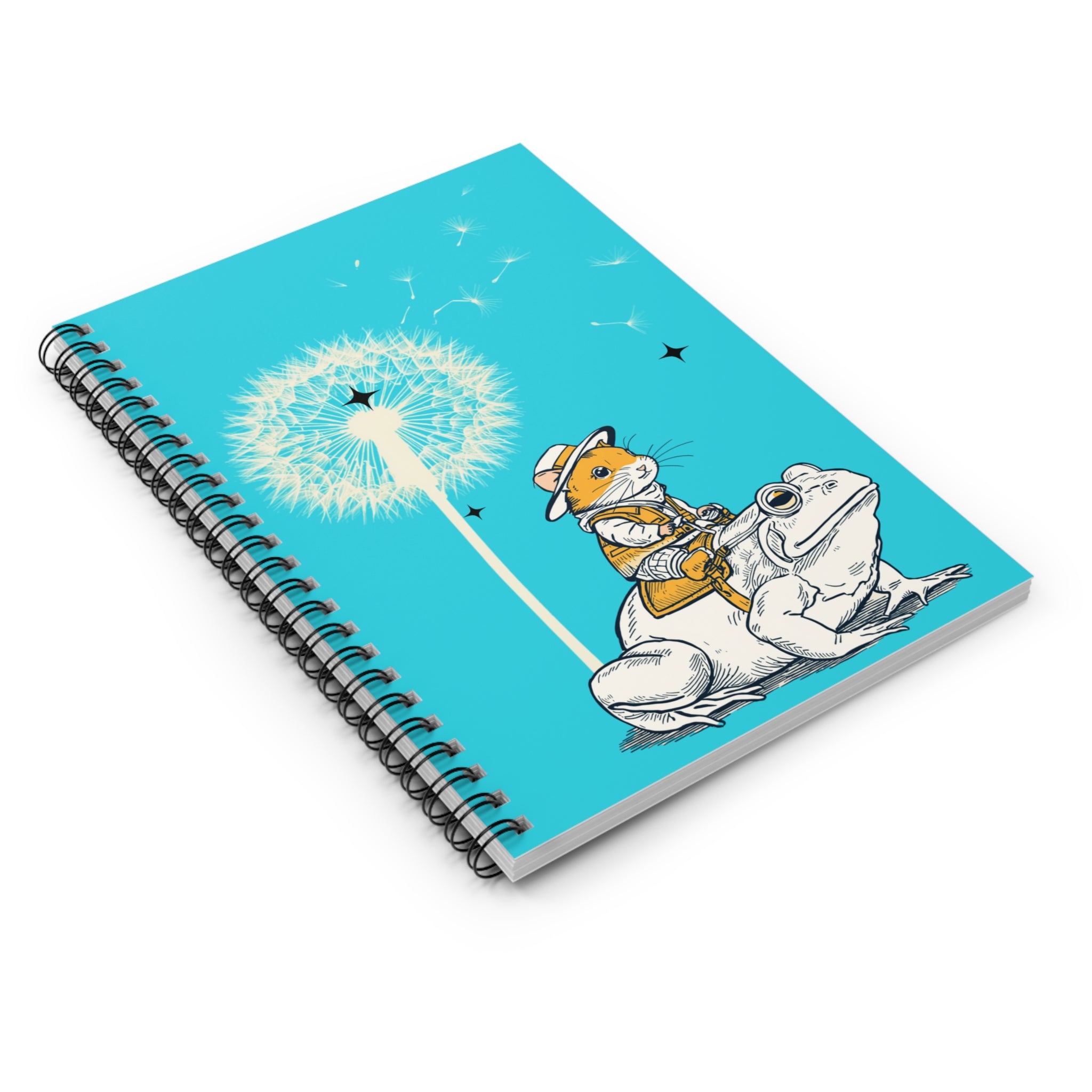Journal | Tiny Adventures of Hamster and Frog Spiral Notebook