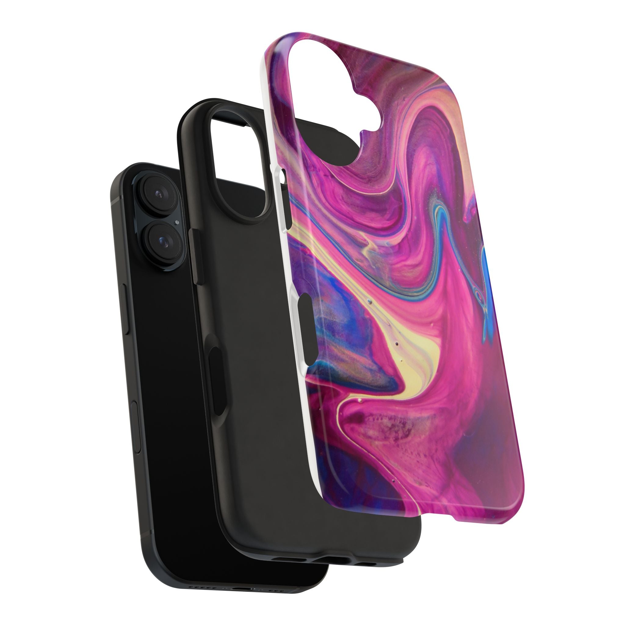 Phone Case | Protective Artistic Paint Pour Design