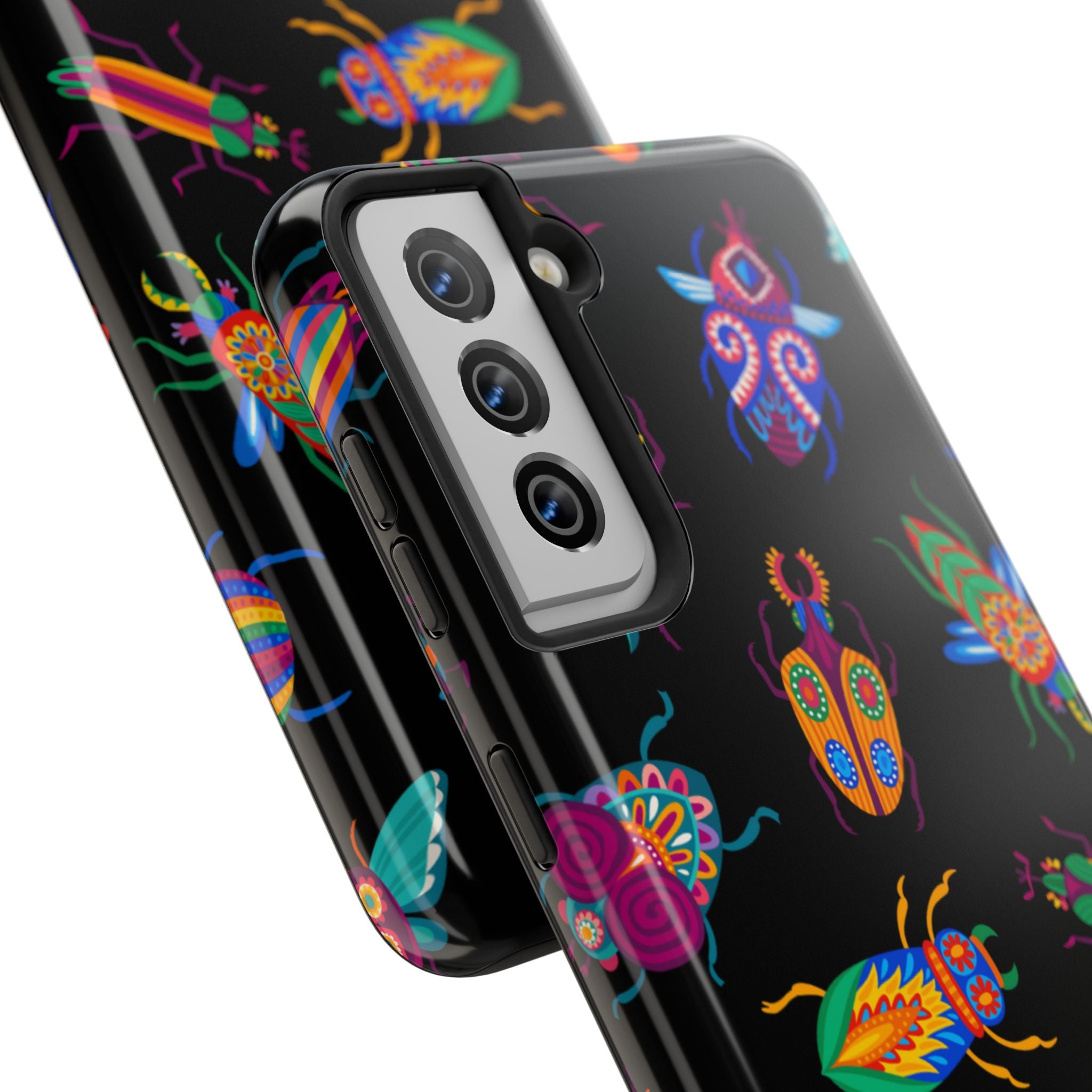 Phone Case | Neon Beetle Pattern Tough Protective Cover