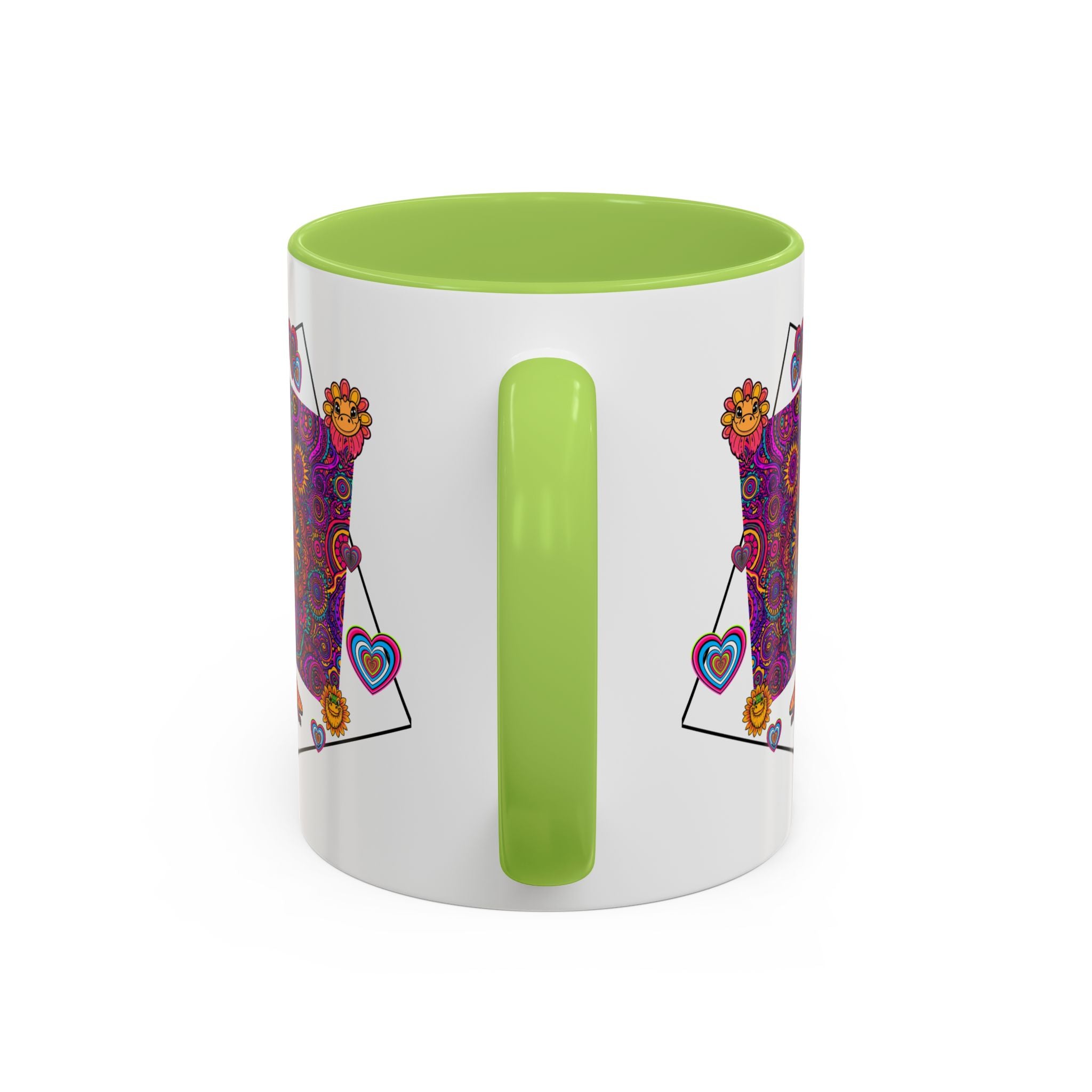 Coffee Mug | Psychedelic Lizards Accent Ceramic Mug