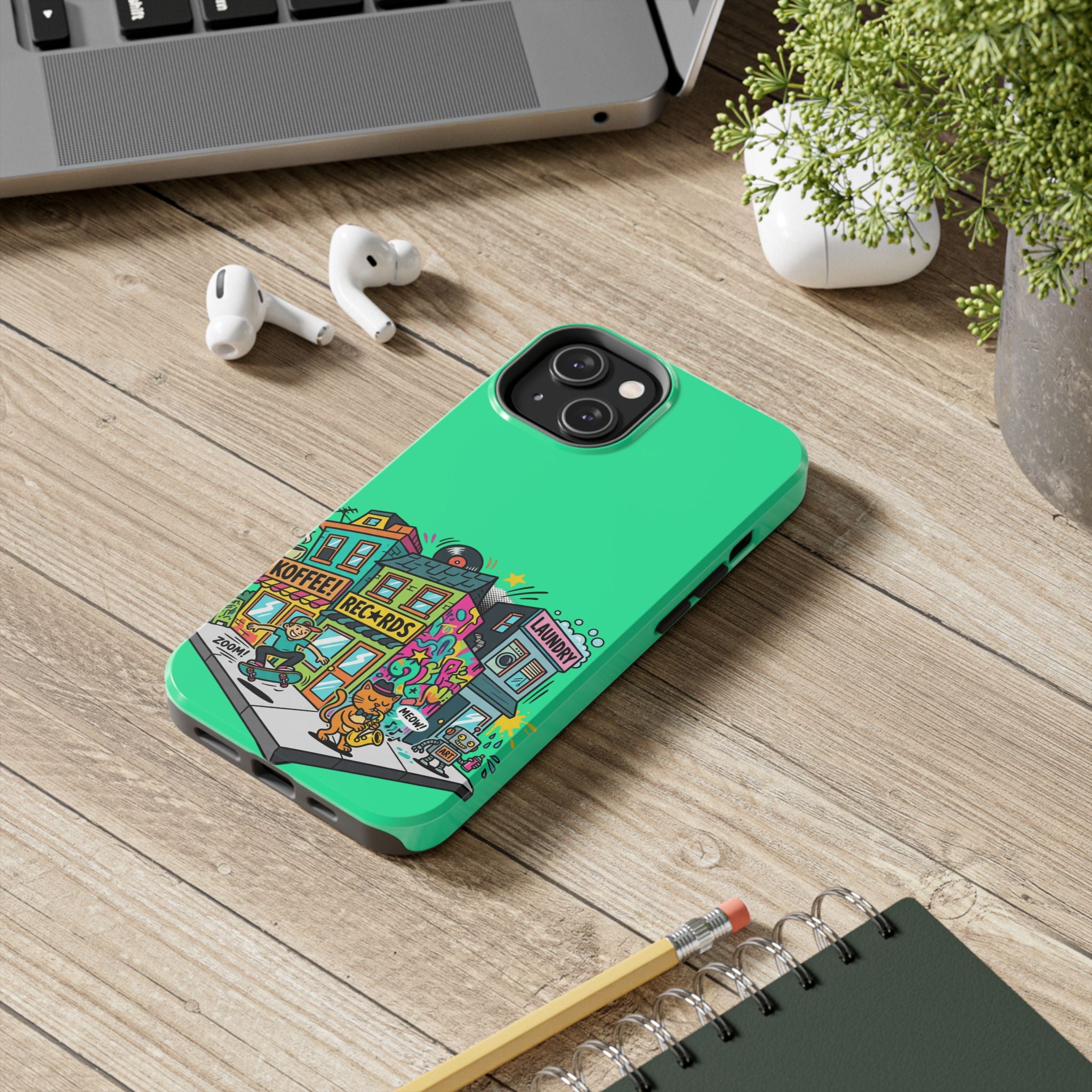 Phone Case | Tough Protective Cover with Colorful Street Art