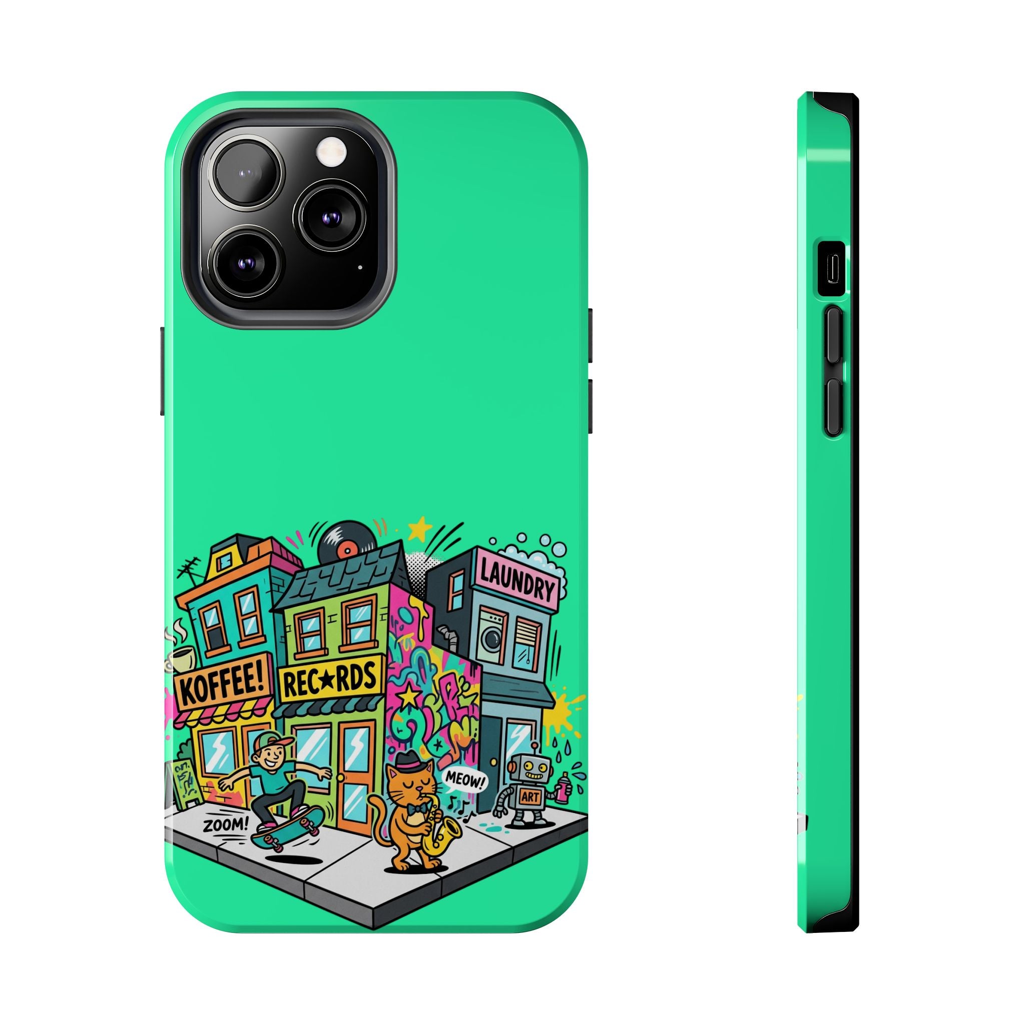 Phone Case | Tough Protective Cover with Colorful Street Art