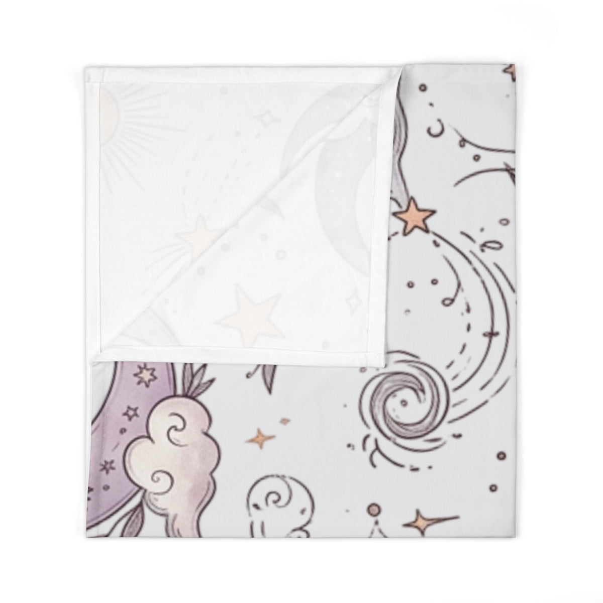 Baby Swaddle Blanket | Dreamy Floral Night Sky Swaddle